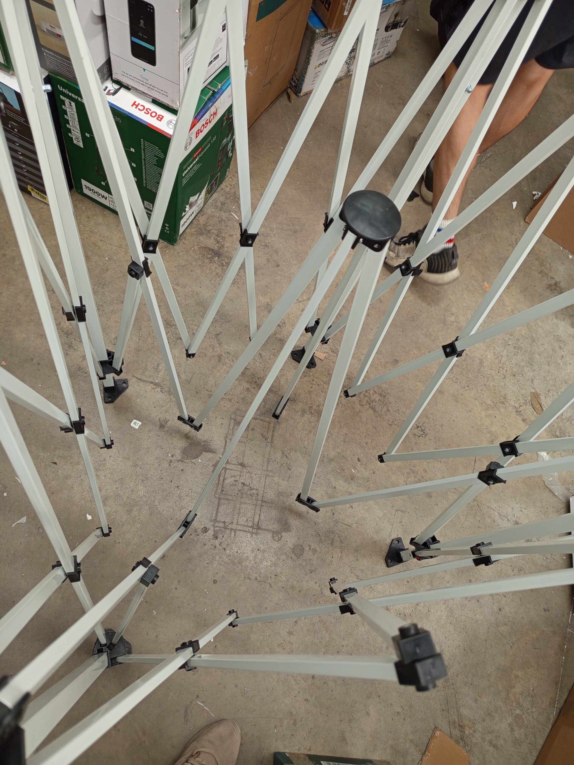 VOUNOT Gazebo Plegable Cenador 3x3 m - Imagen 9