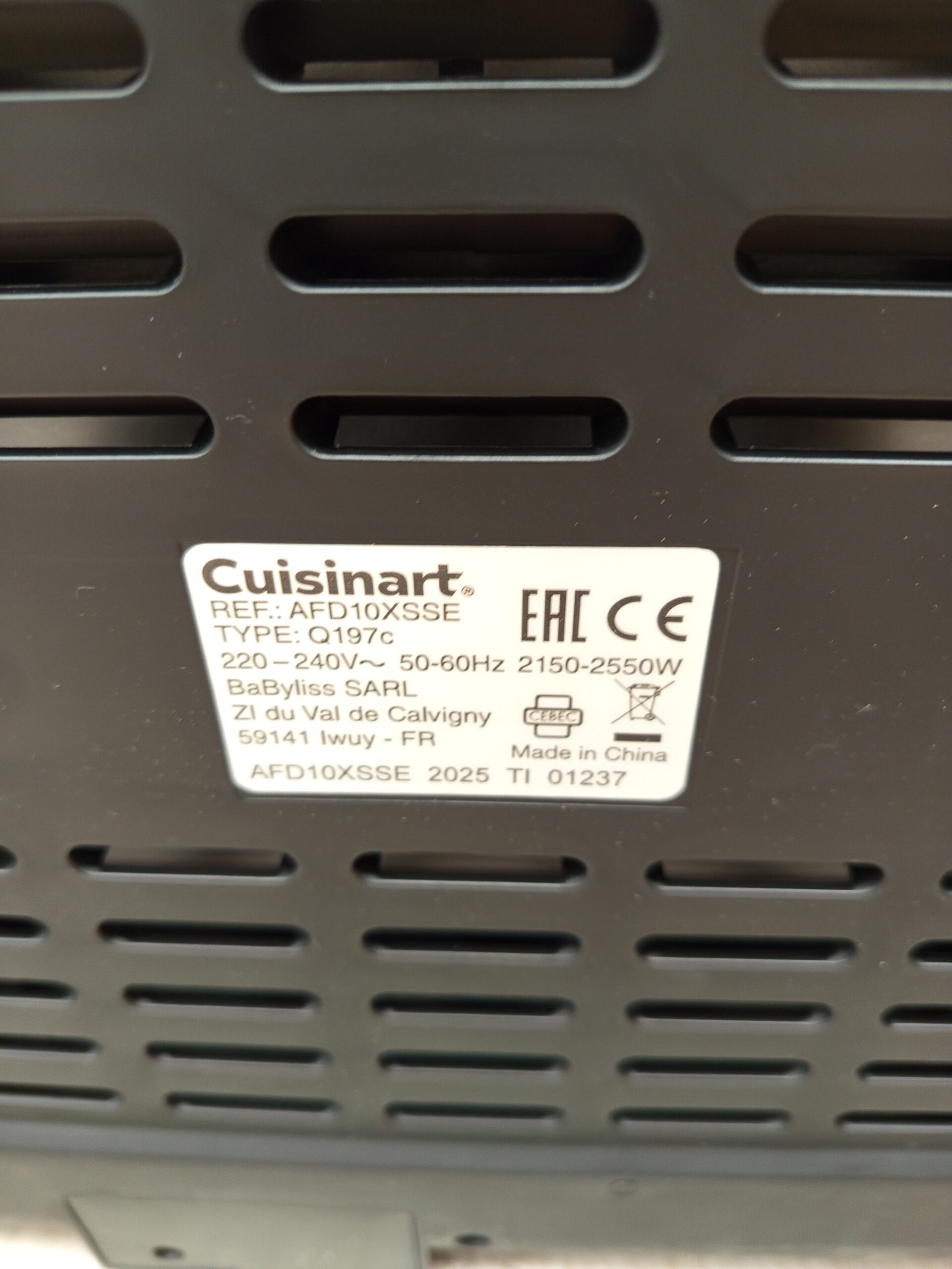 Cuisinart Air Fryer XXL Doble Zona - Imagen 7