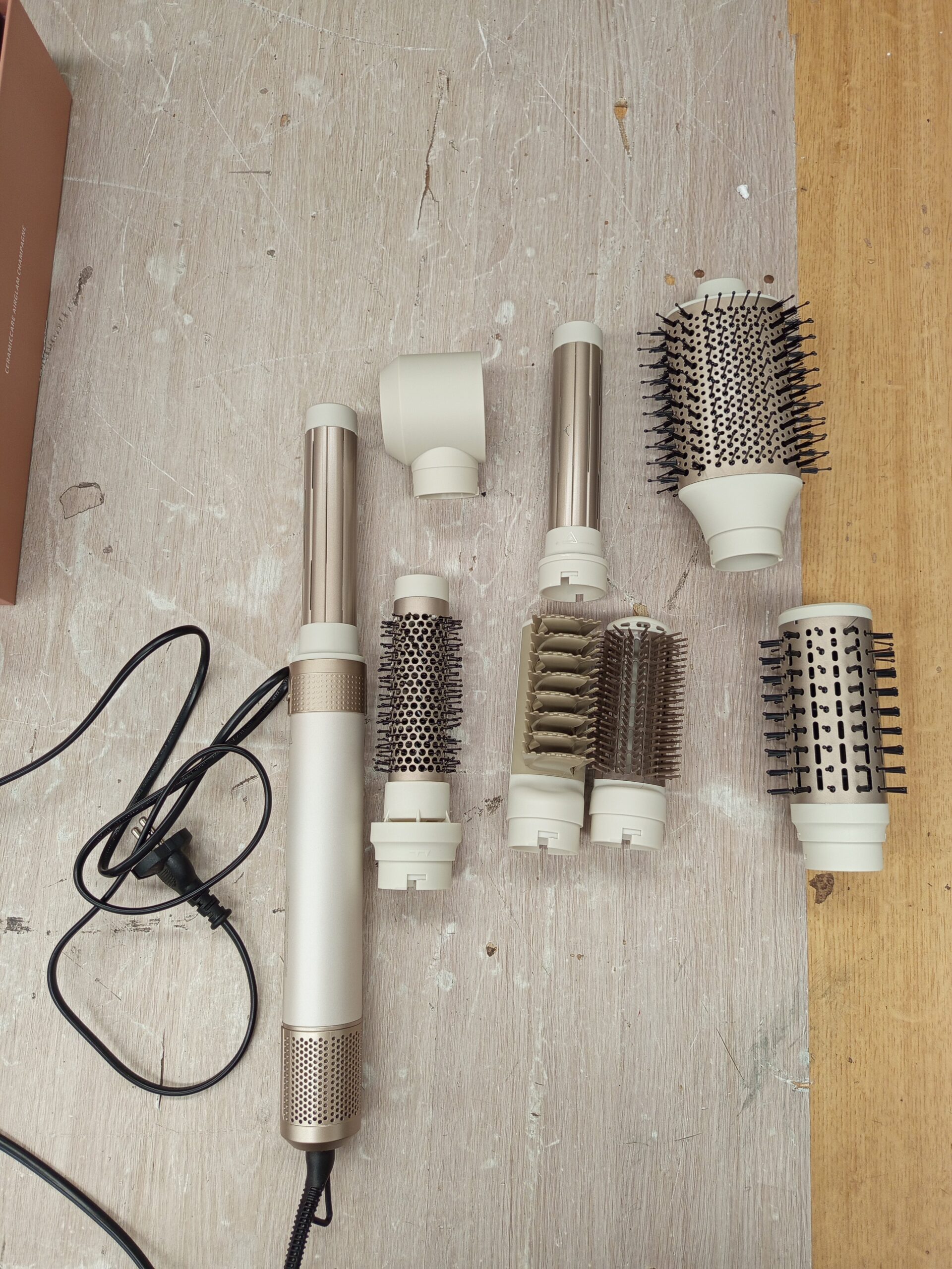 Cecotec Cepillo de Aire 8 Cabezales CeramicCare AirGlisse Champagne - Imagen 5
