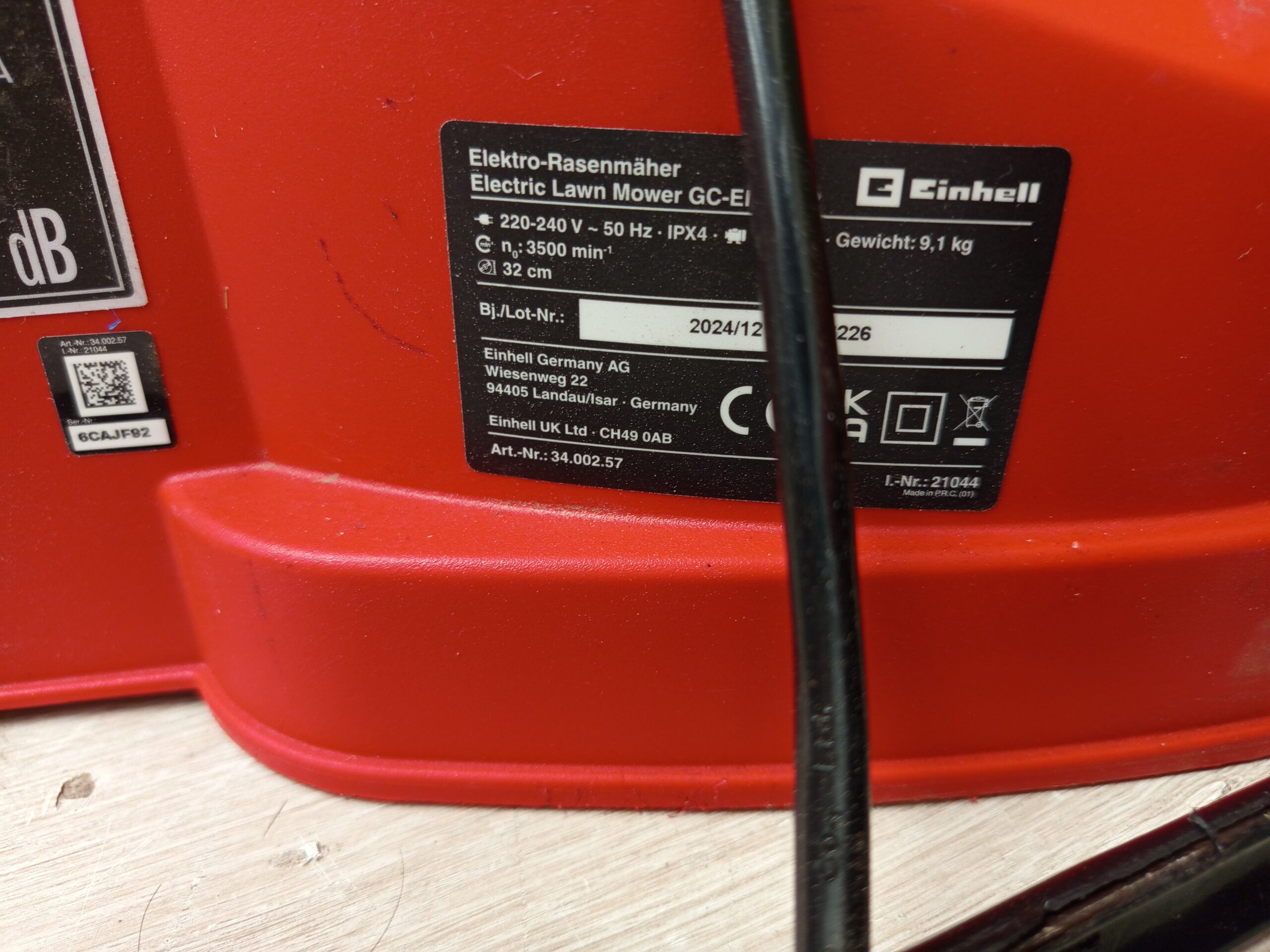 Einhell Cortacésped eléctricos GC-EM 1232 - Imagen 4