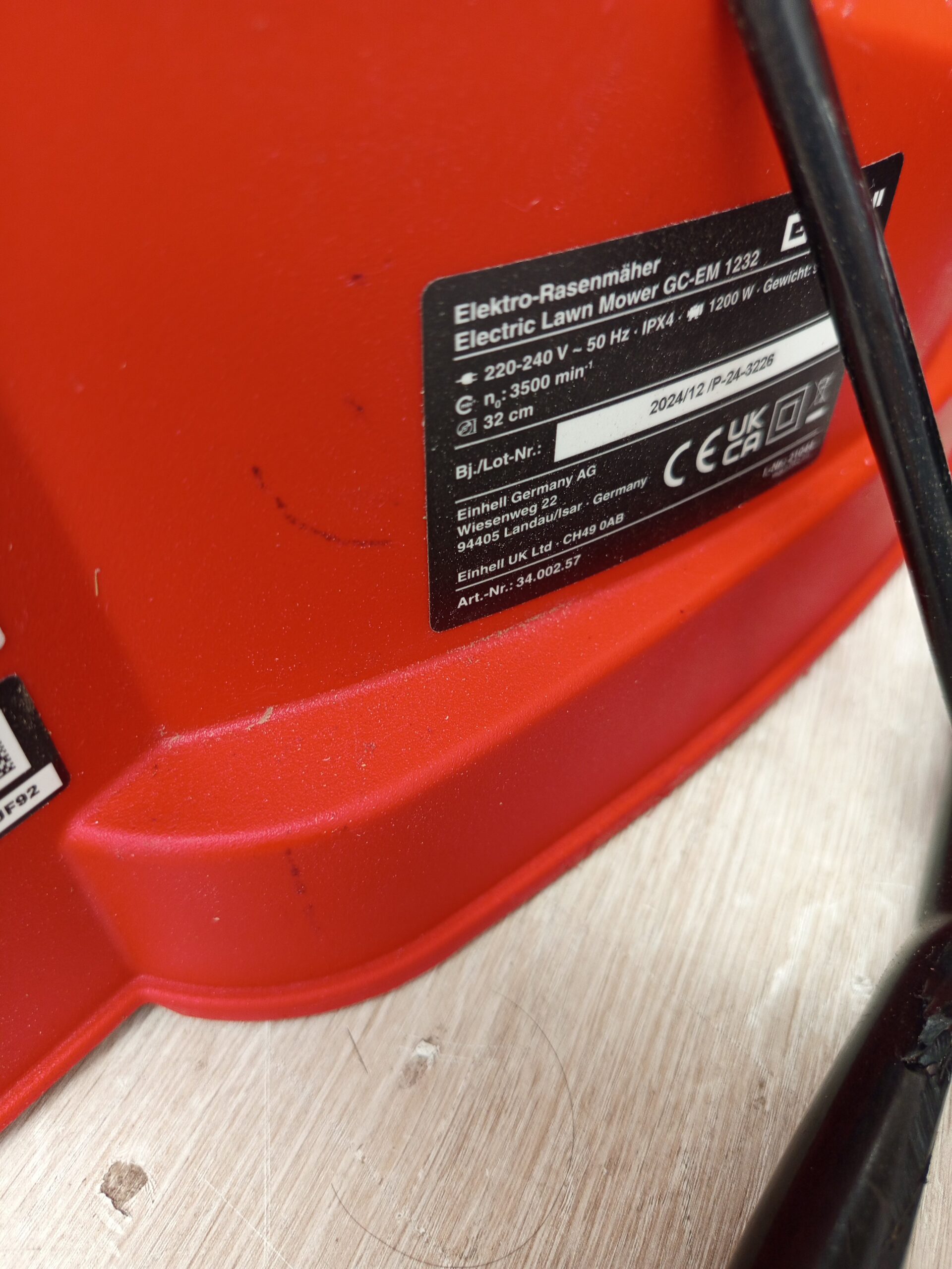 Einhell Cortacésped eléctricos GC-EM 1232 - Imagen 6