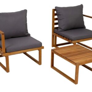 conjunto de muebles para jardin.