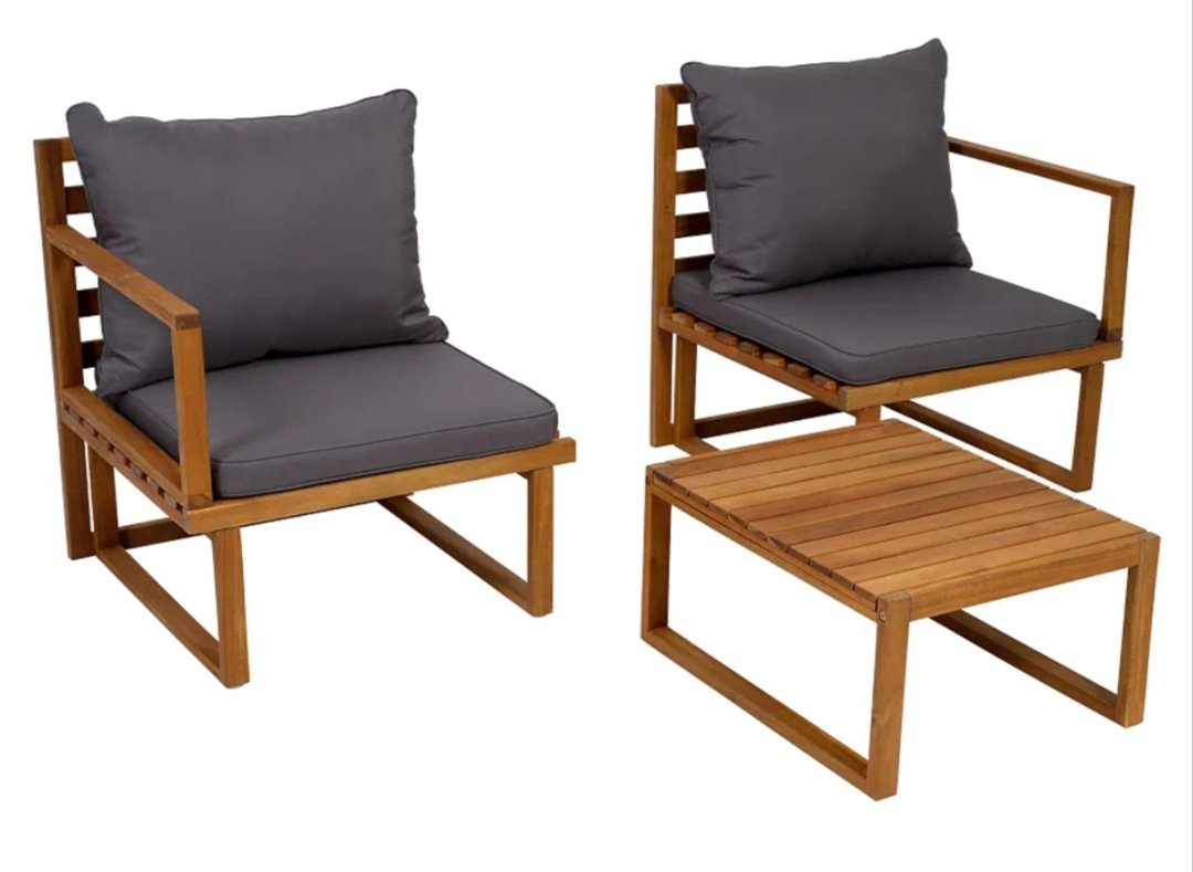 conjunto de muebles para jardin.