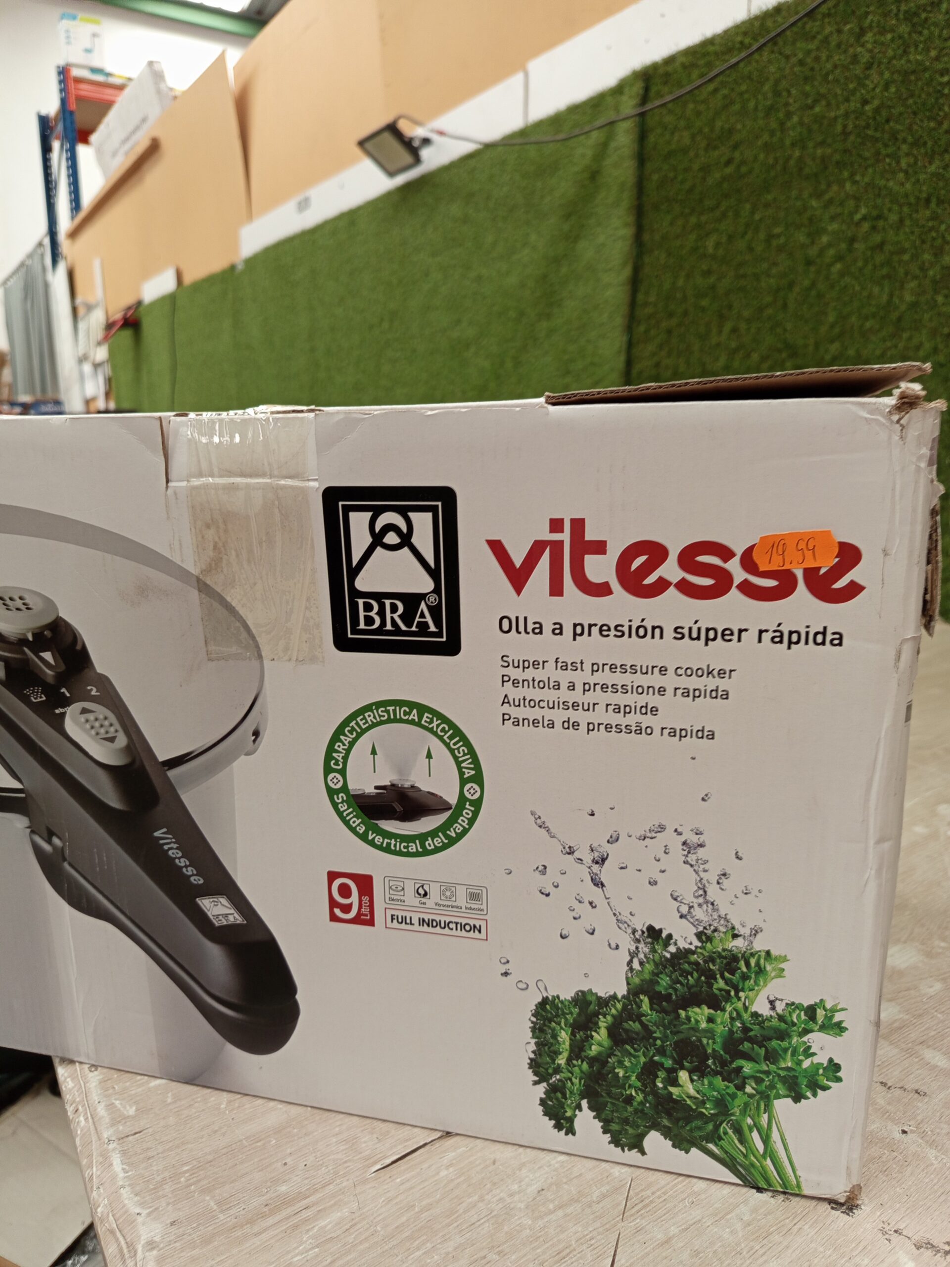 BRA Vitesse Olla Express de 9 Litros - Imagen 2