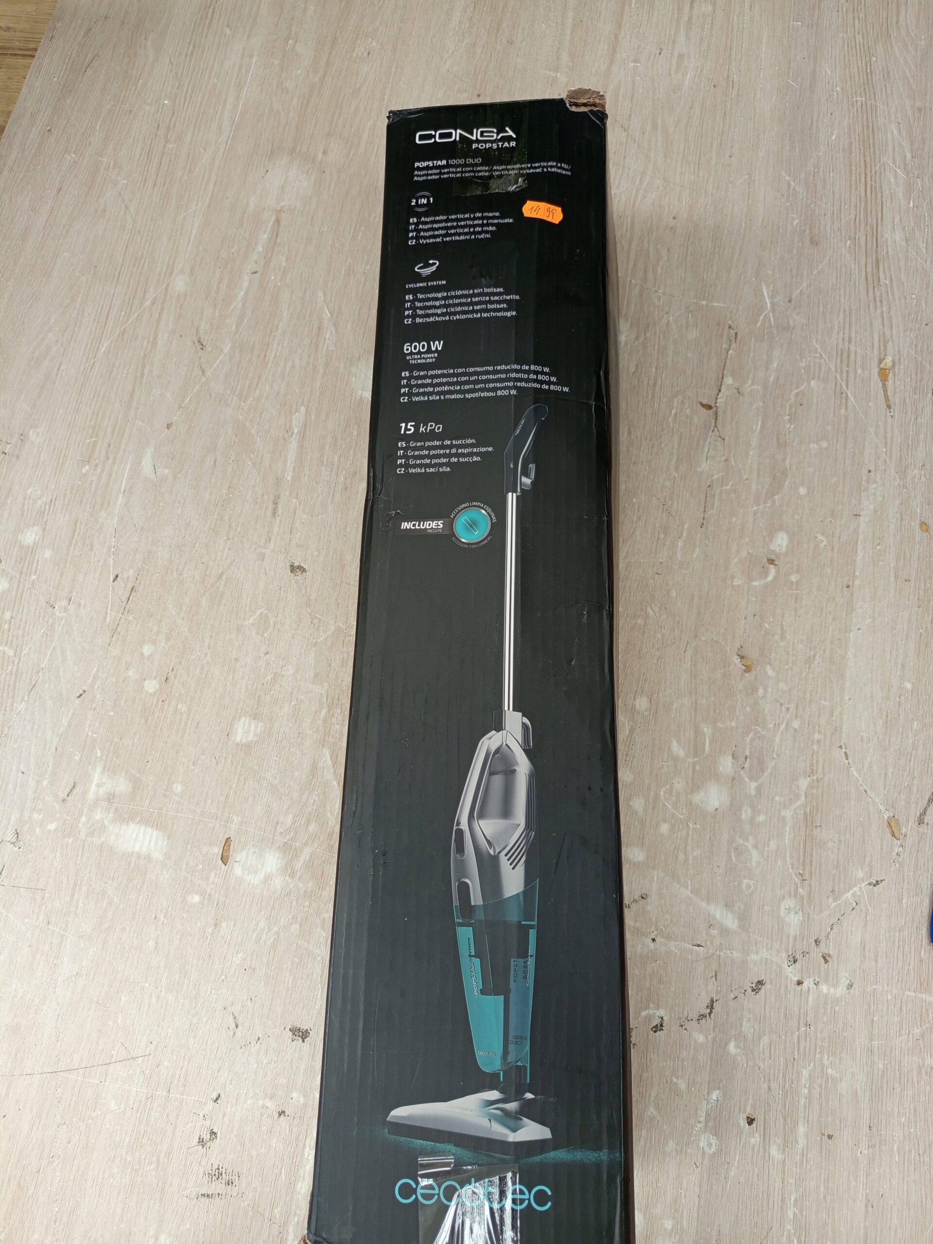 Cecotec Aspirador Escoba con Cable Conga - Imagen 7