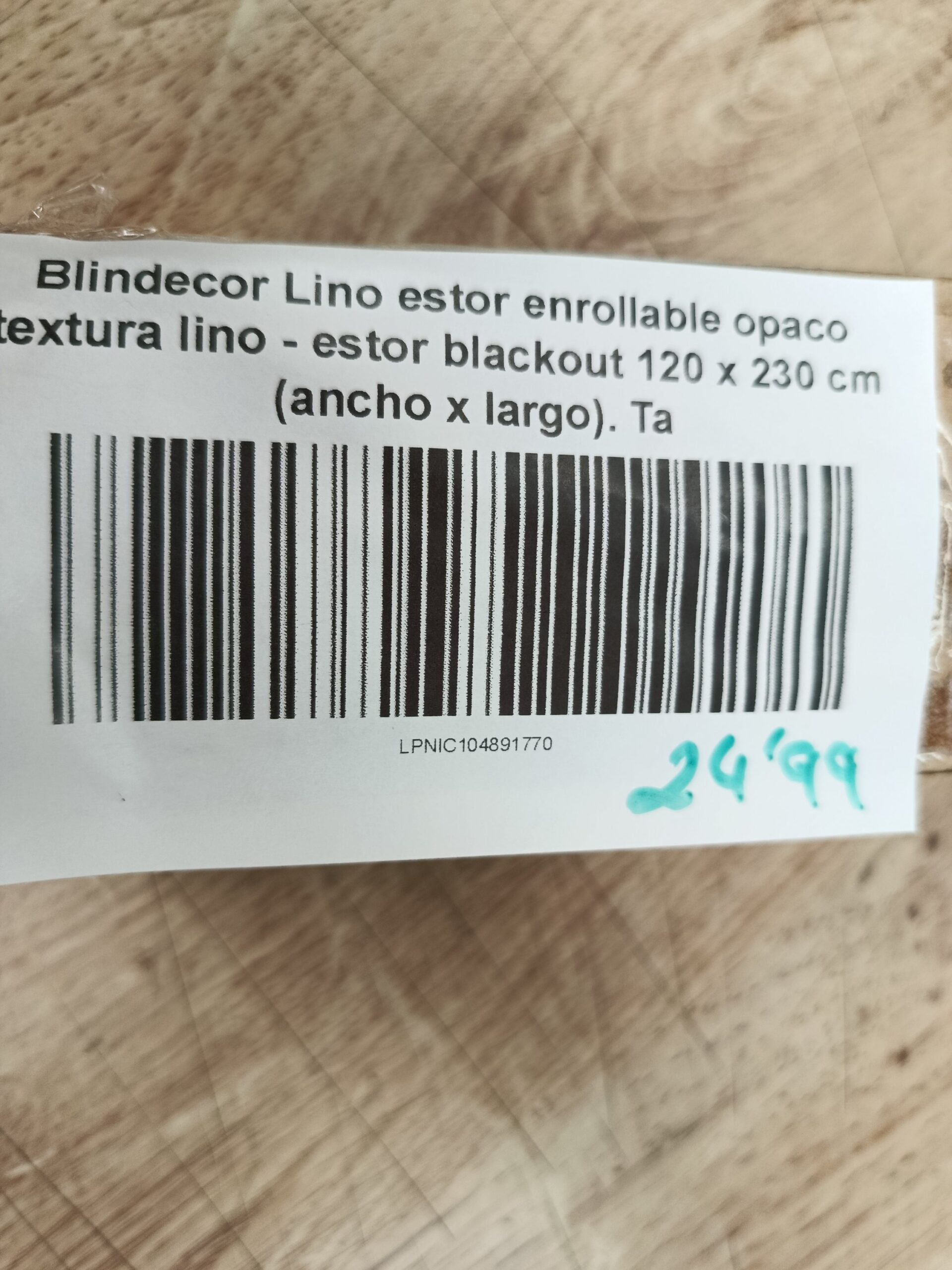 ESTOR ENROLLABLE OPACO TEXTURA LINO - Imagen 7