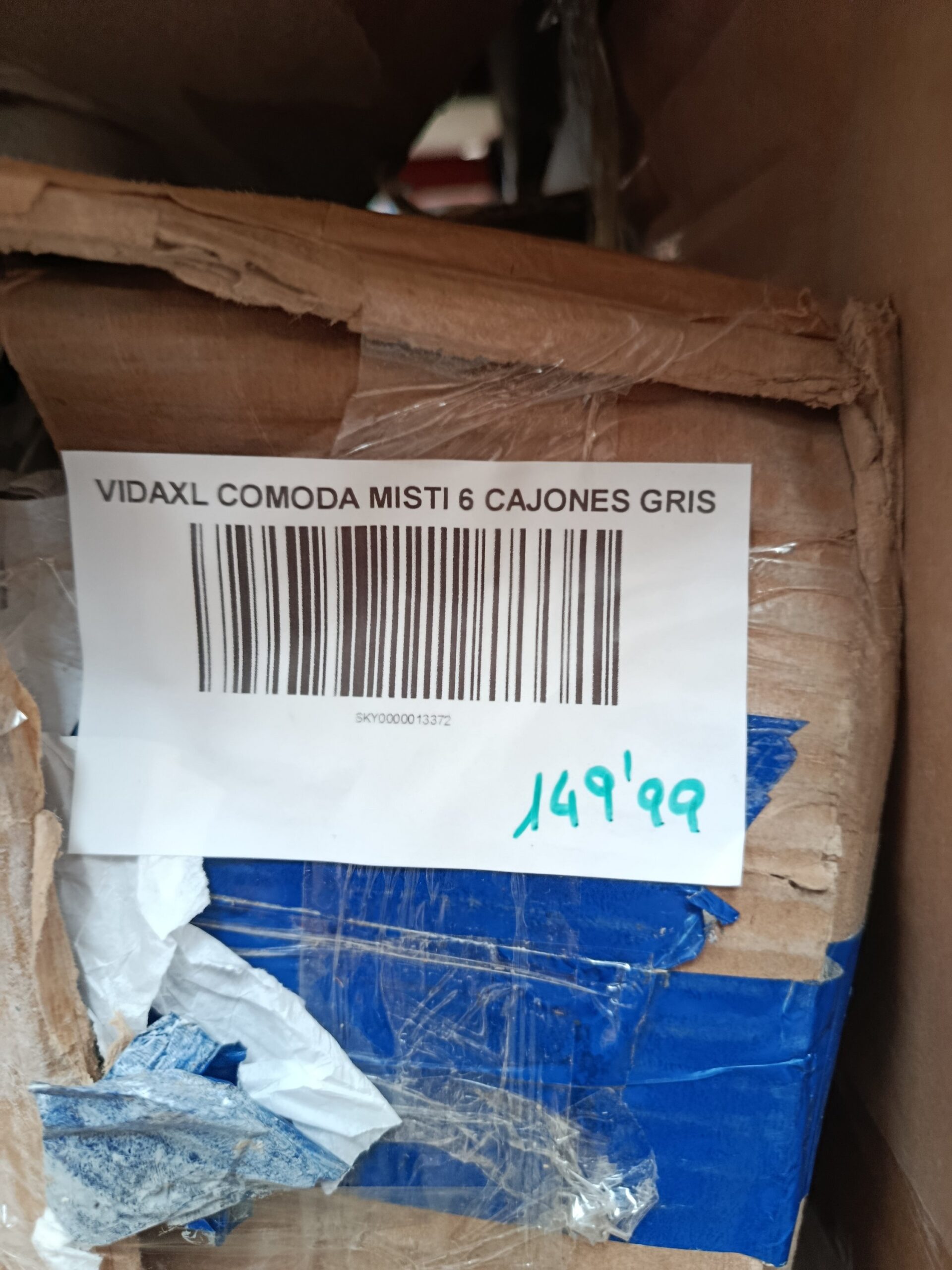 COMODA 6 CAJONES GRIS - Imagen 13