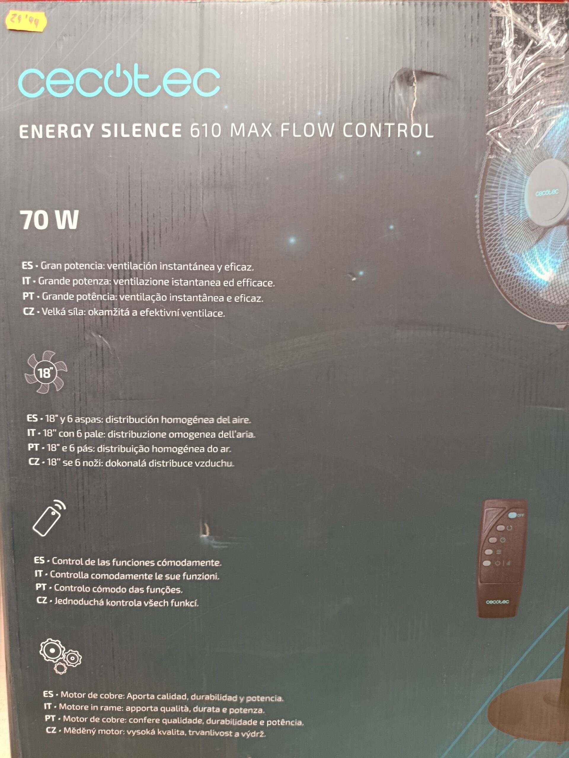 VENTILADOR DE PIE CECOTEC - Imagen 7