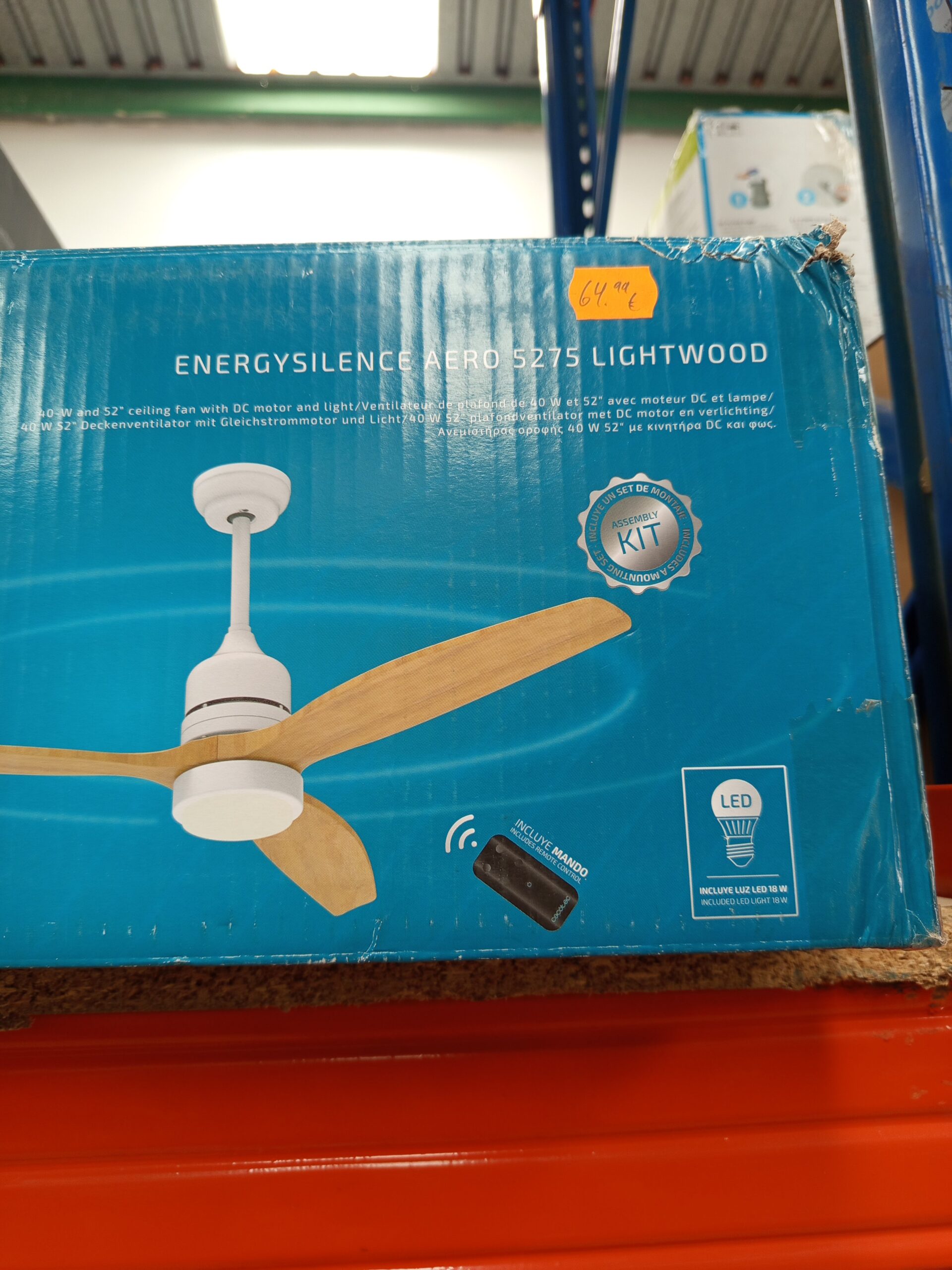 Cecotec Ventilador de Techo con Luz EnergySilence Aero 5300. - Imagen 7