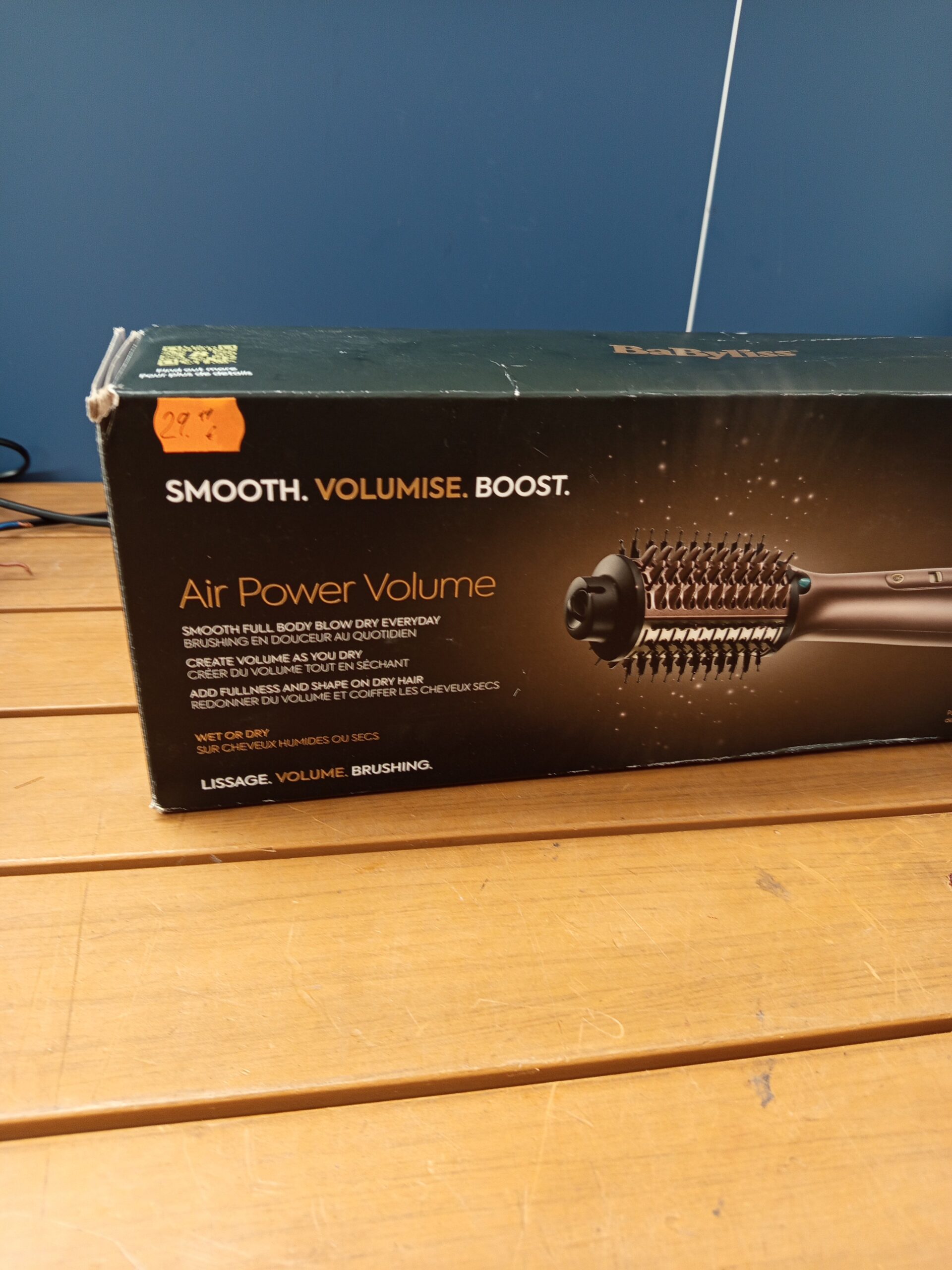BaByliss Cepillo de Aire Air Power Volume 2 en 1 Secador de Pelo. - Imagen 6