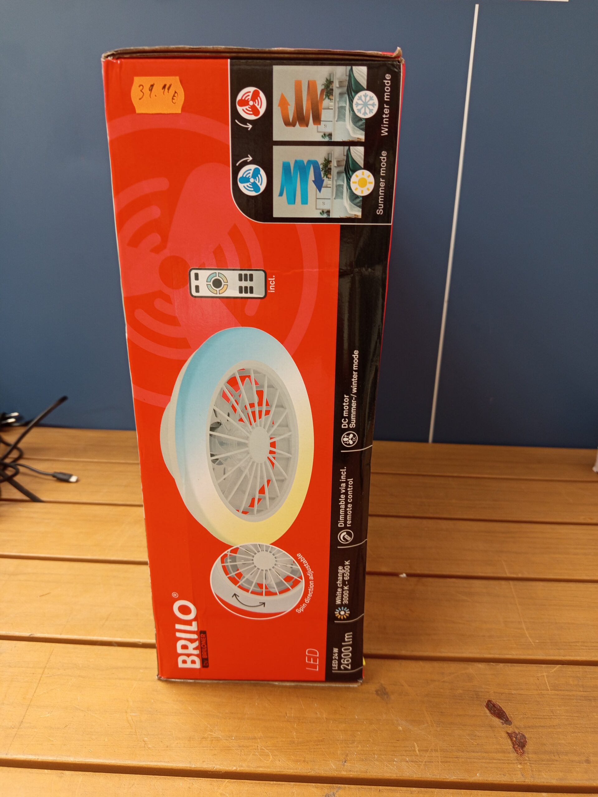 Briloner Ventilador De Techo Con Luz, 5 Velocidades... - Imagen 7