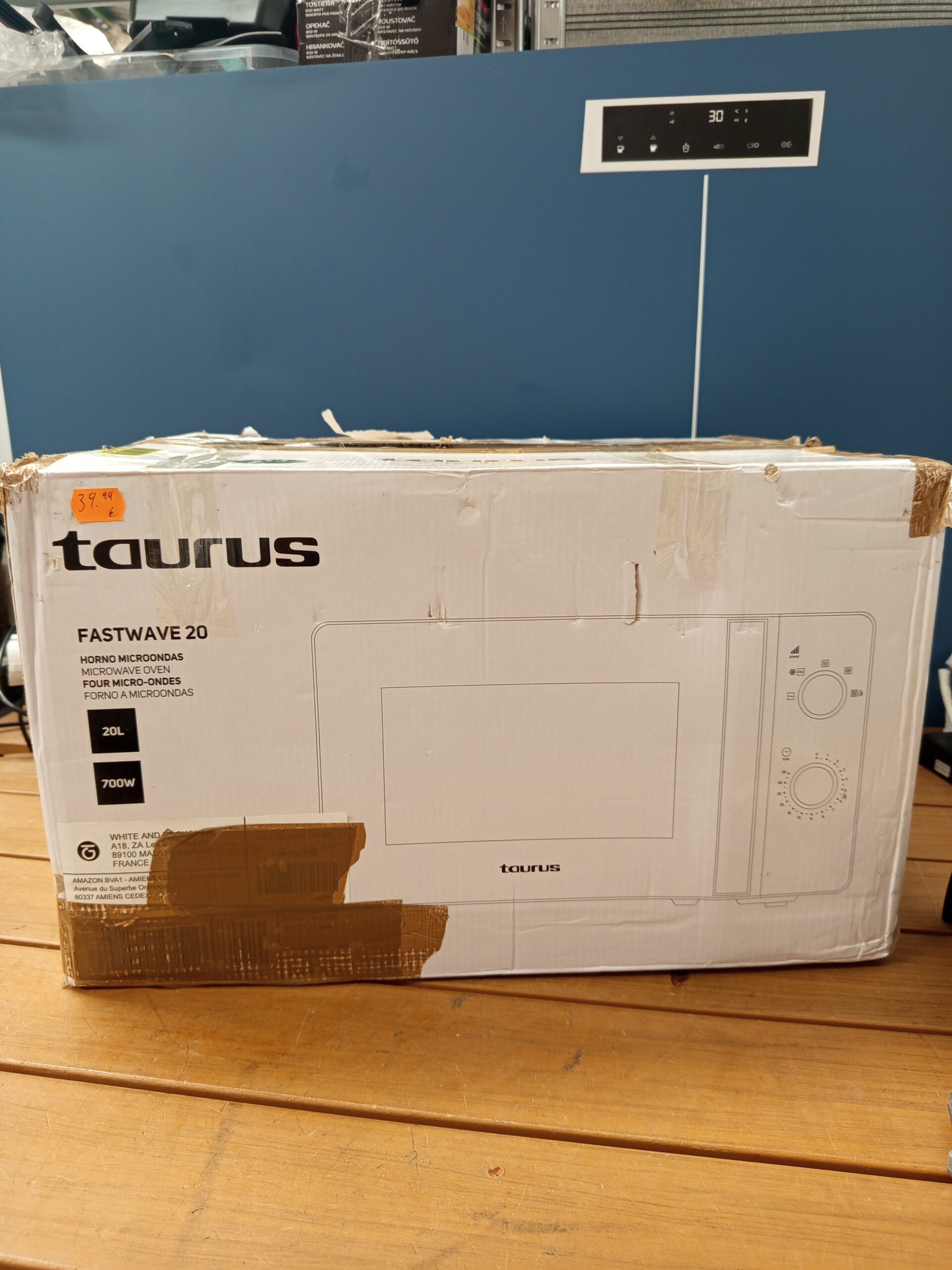 ProductoTaurus Microondas 20L, 700W, 5 potencias, Sin Grill. - Imagen 8