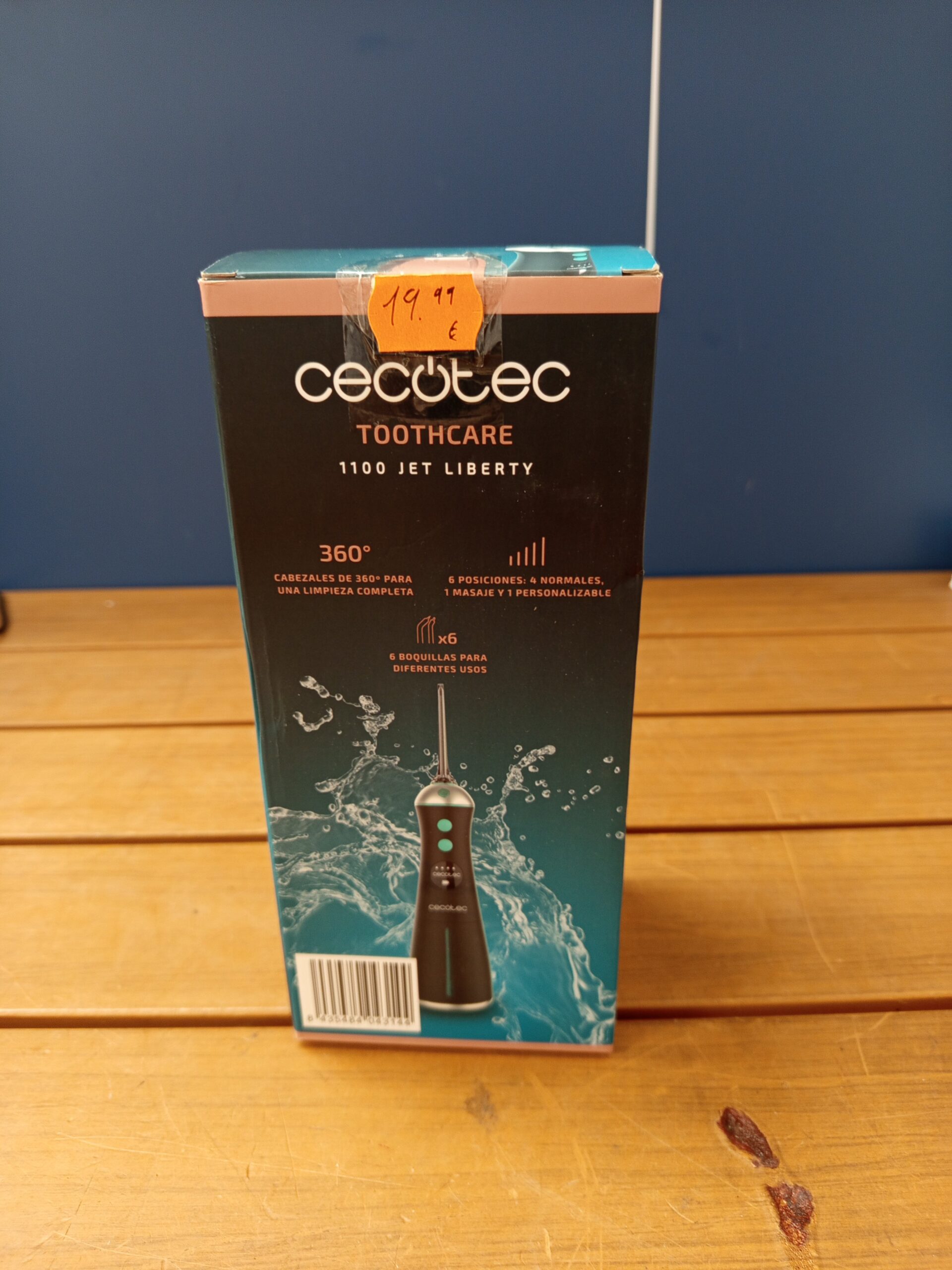 Cecotec Irrigador Bucal Portátil Bamba ToothCare 1100 Jet Liberty. - Imagen 8