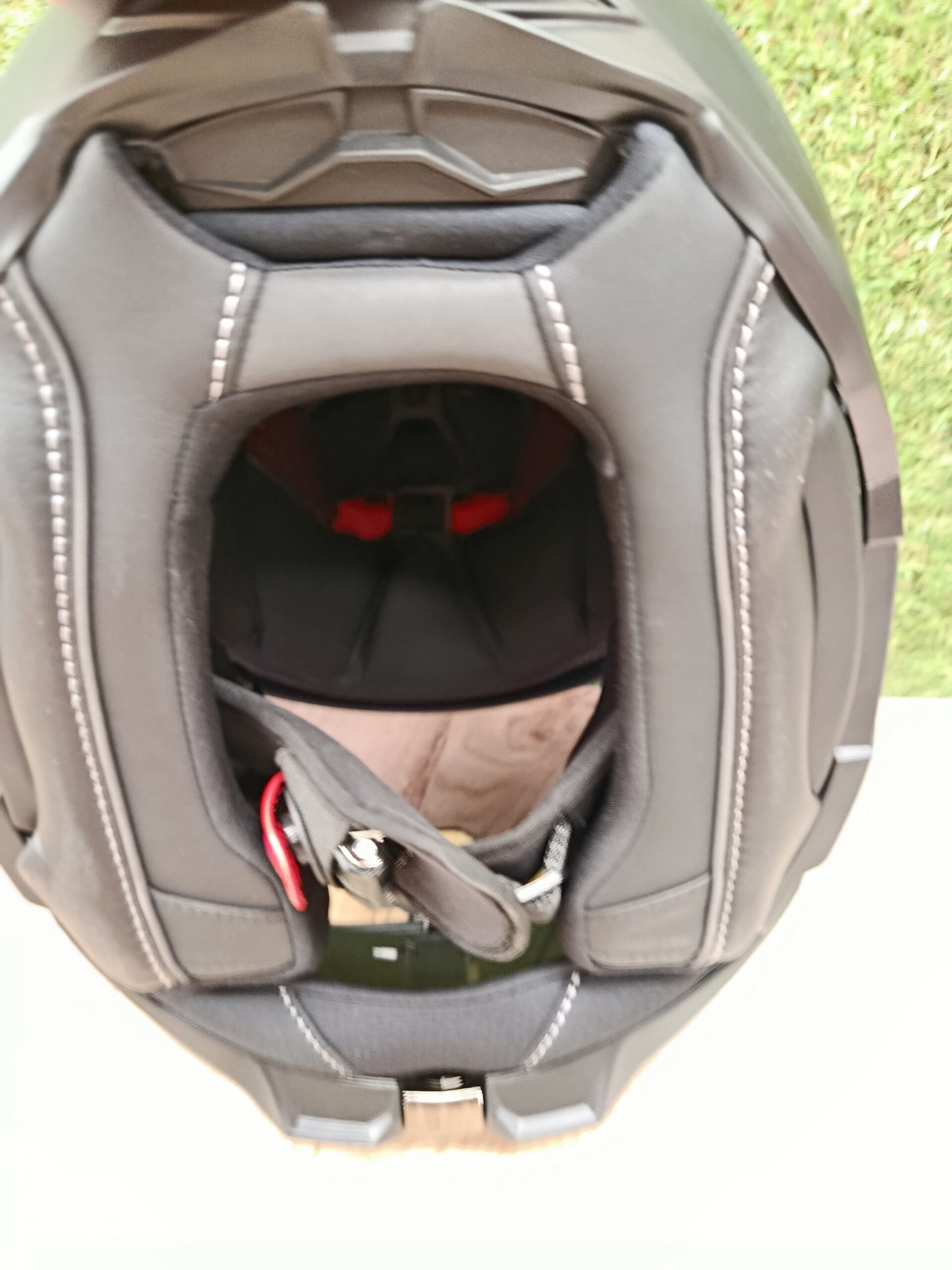 CASCO DE MOTO LS2 NARANJA/NEGRO - Imagen 7