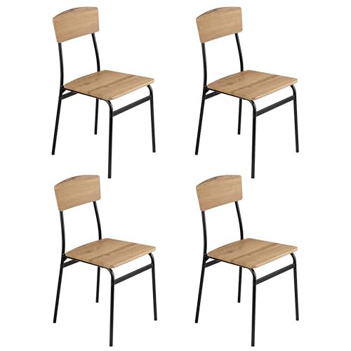 JUEGO DE 4 SILLAS DE COMEDOR
