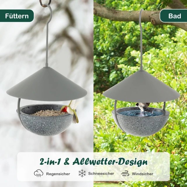 COSTWAY GT4018 COMEDERO PARA PAJAROS - Imagen 2