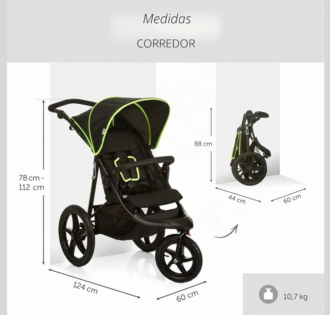 COCHECITO DE BEBE RUNNER - Imagen 2