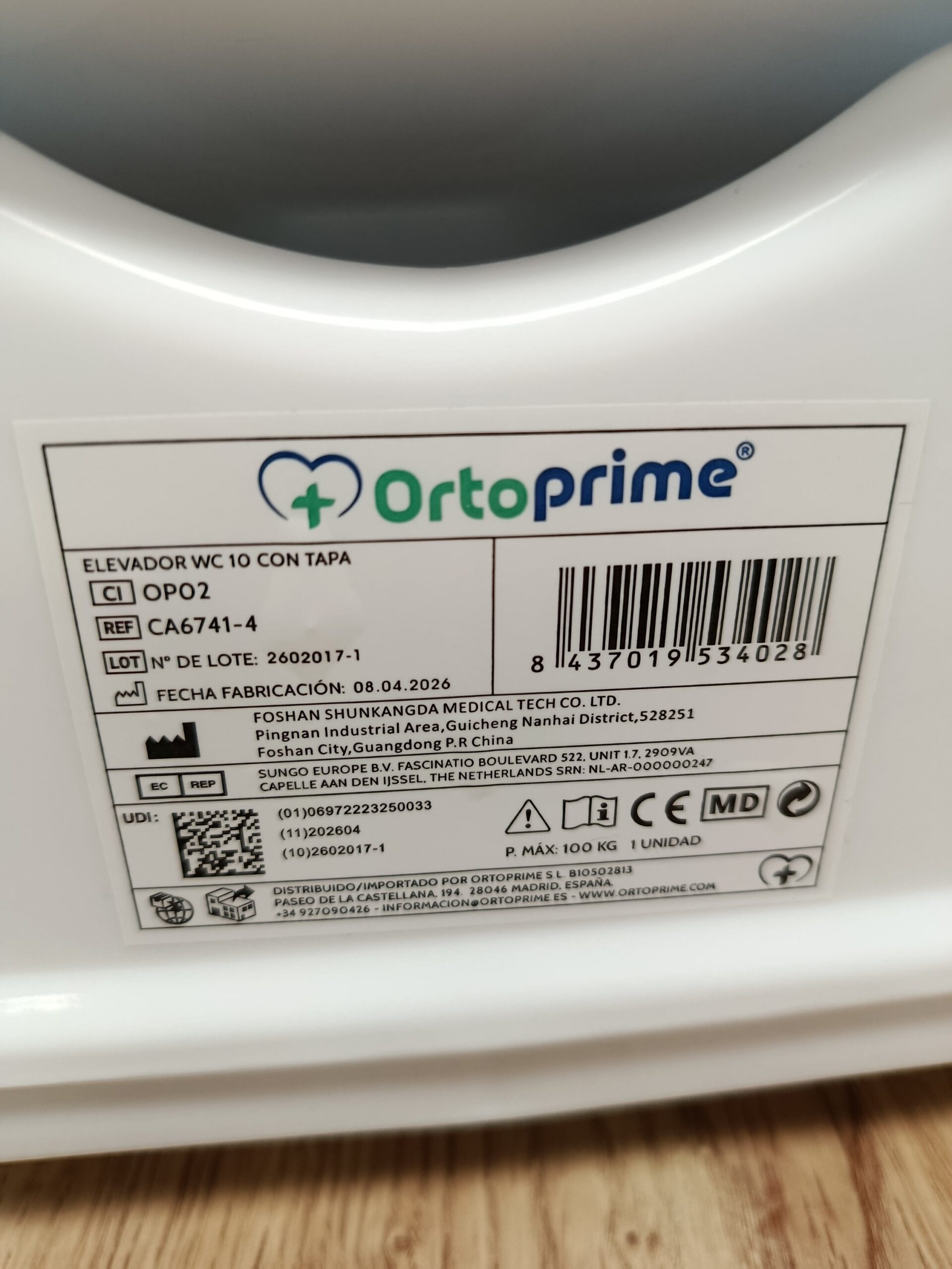 ORTOPRIME ASIENTO DE INODORO - Imagen 4