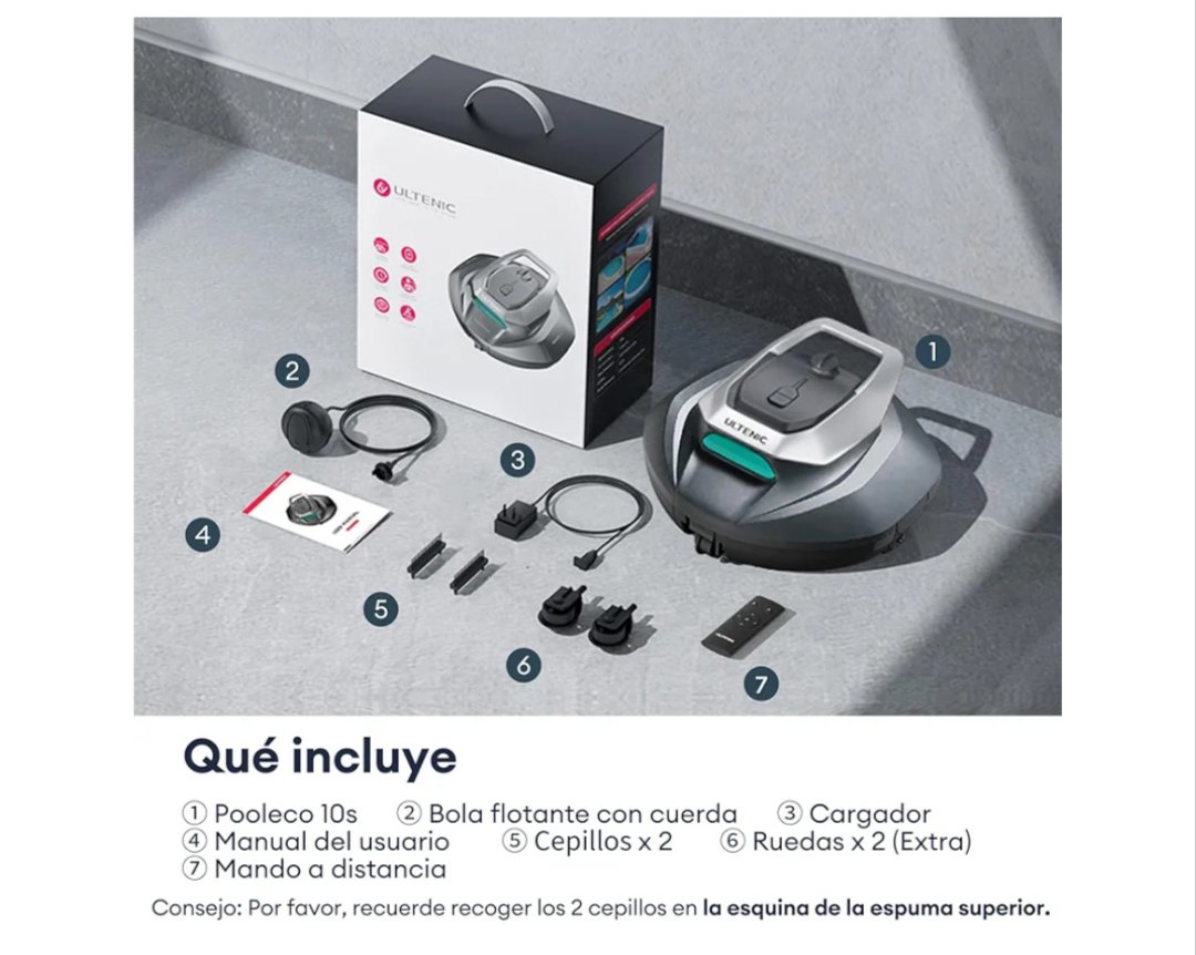 ULTENIC ROBOT ASPIRADOR PISCINA - Imagen 2