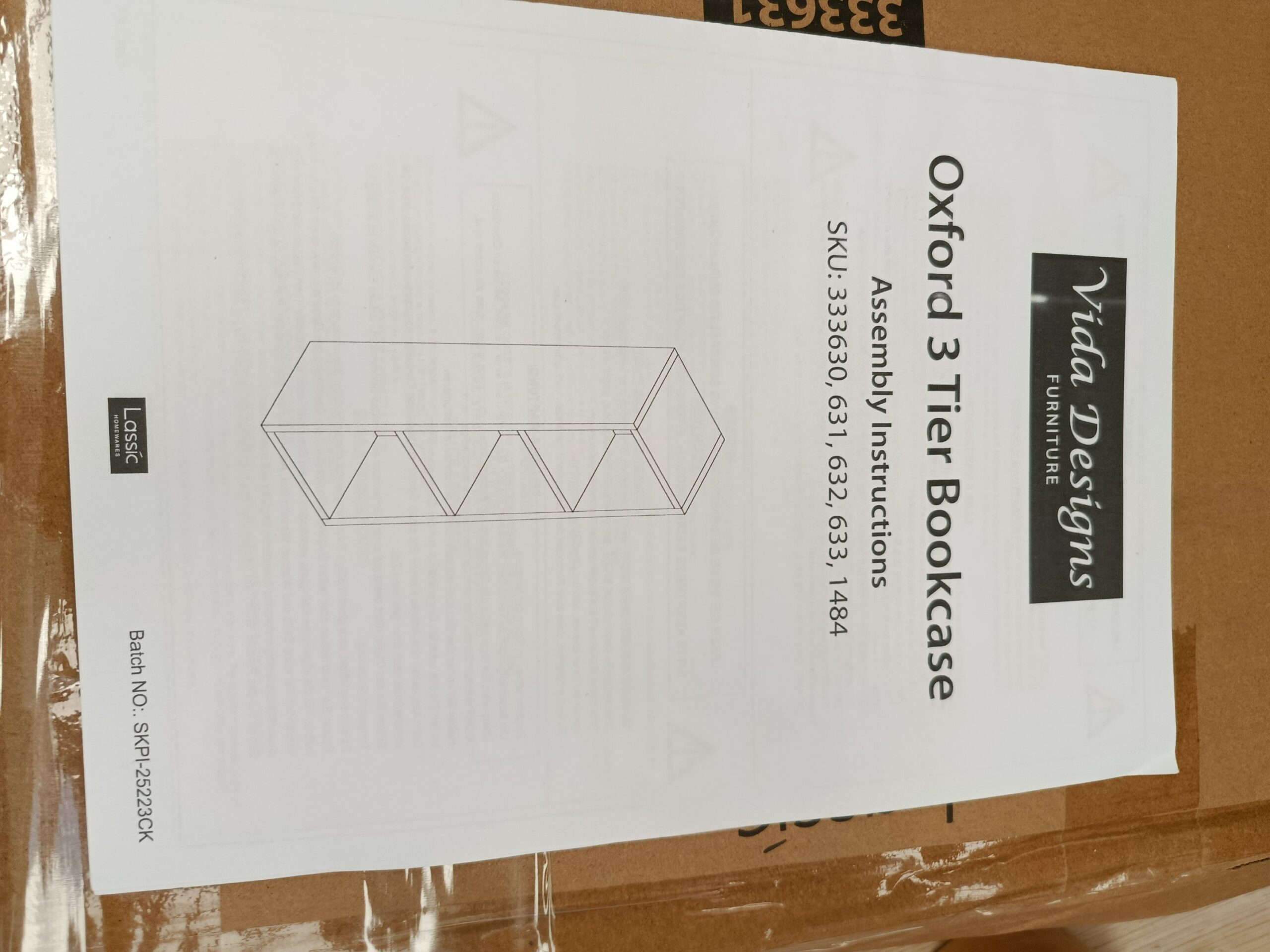 VIDA DESIGNS OXFORD ESTANTERIA DE 3 ESTANTES - Imagen 7