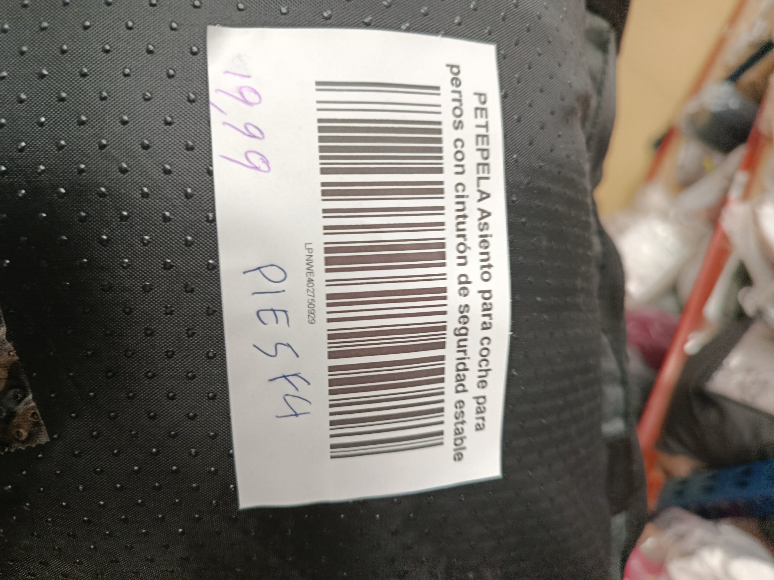 PETEPELAA ASIENTO PARA PERROS CON CINTURÓN DE SEGURIDAD - Imagen 9