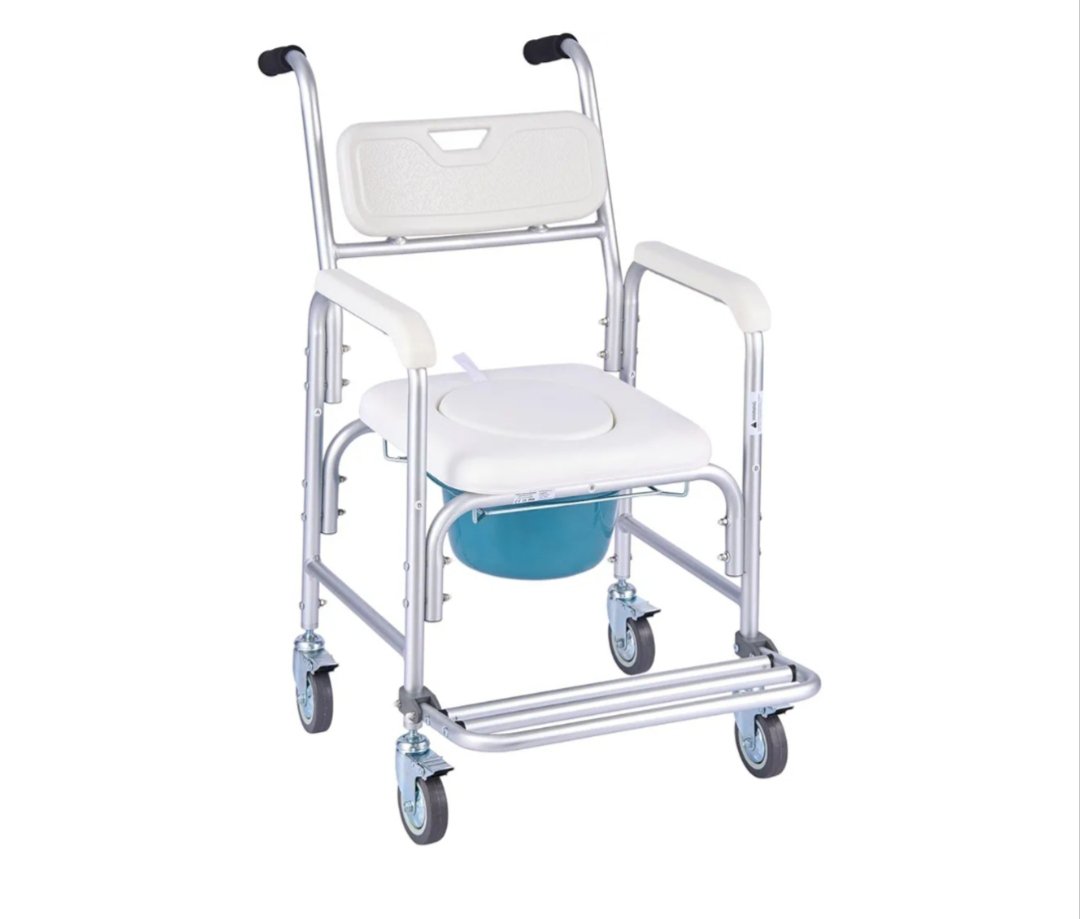 VEVOR SILLA DE BAÑO PORTÁTIL CON RUEDAS