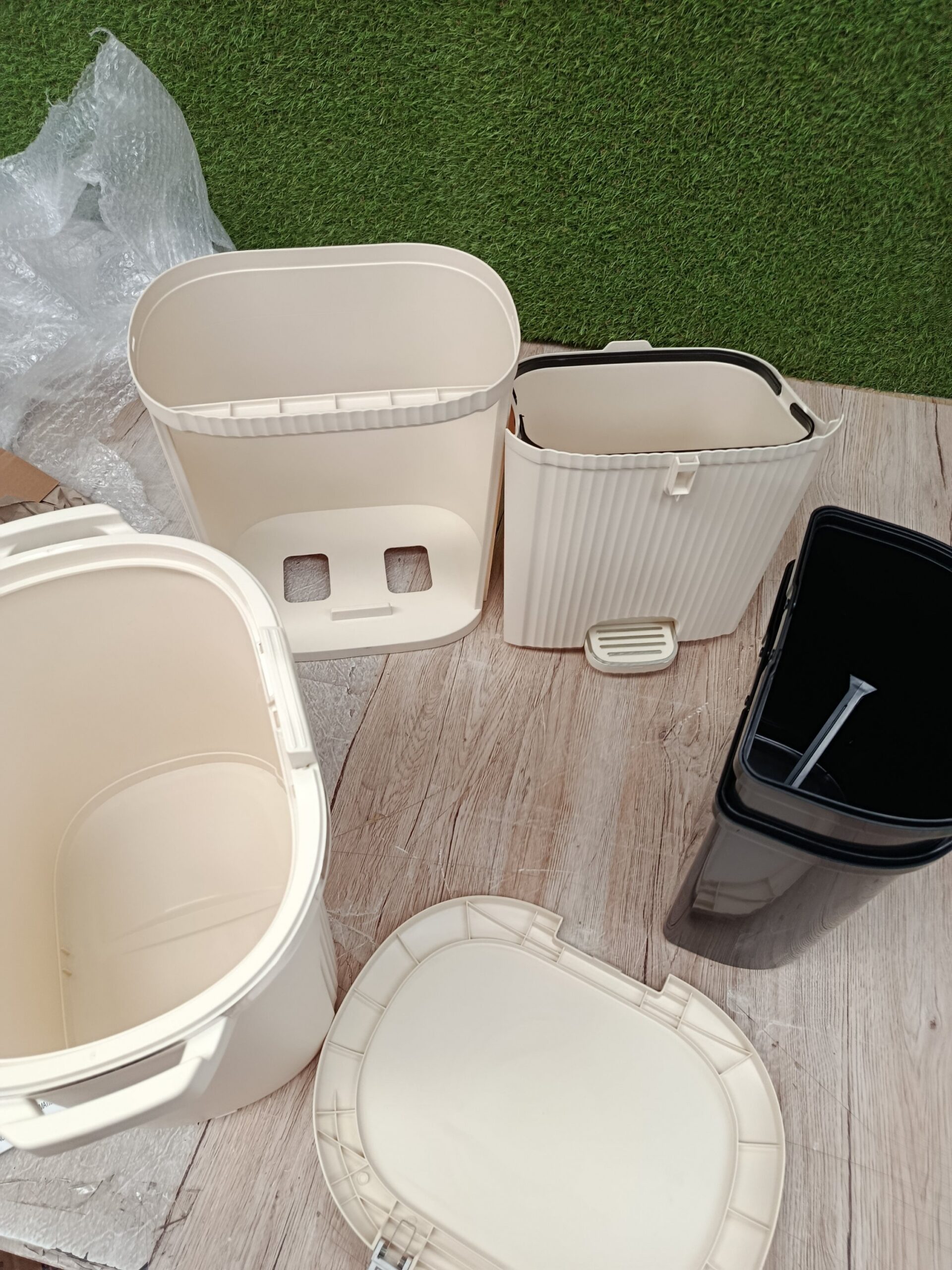 GOPLUS JV13520 Cubos de basura para cocina - Imagen 6