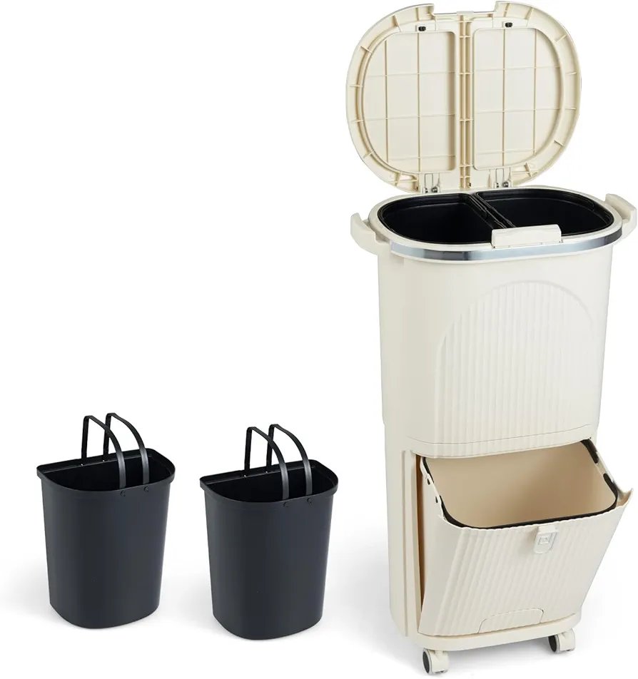 GOPLUS JV13520 Cubos de basura para cocina