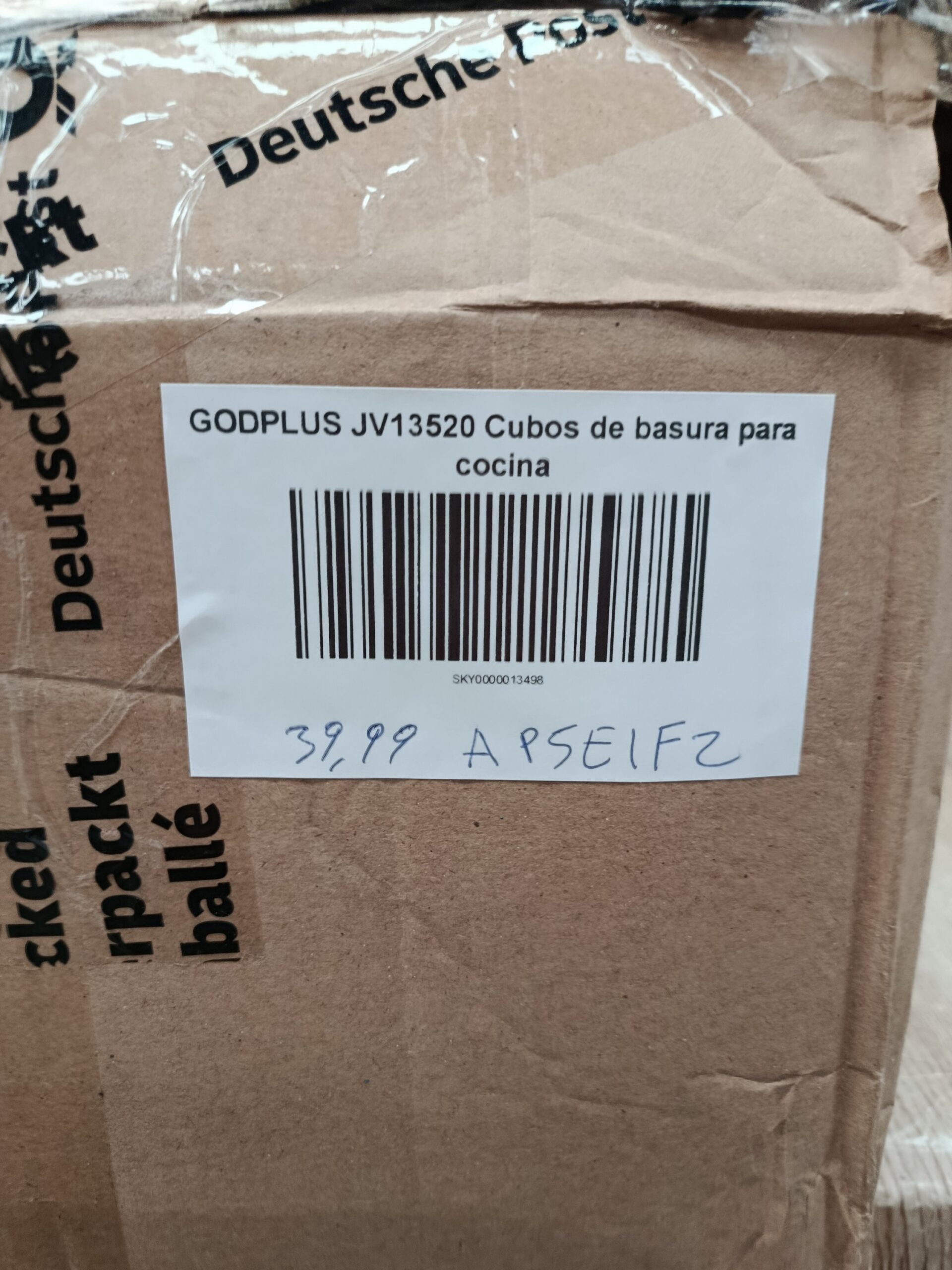 GOPLUS JV13520 Cubos de basura para cocina - Imagen 7