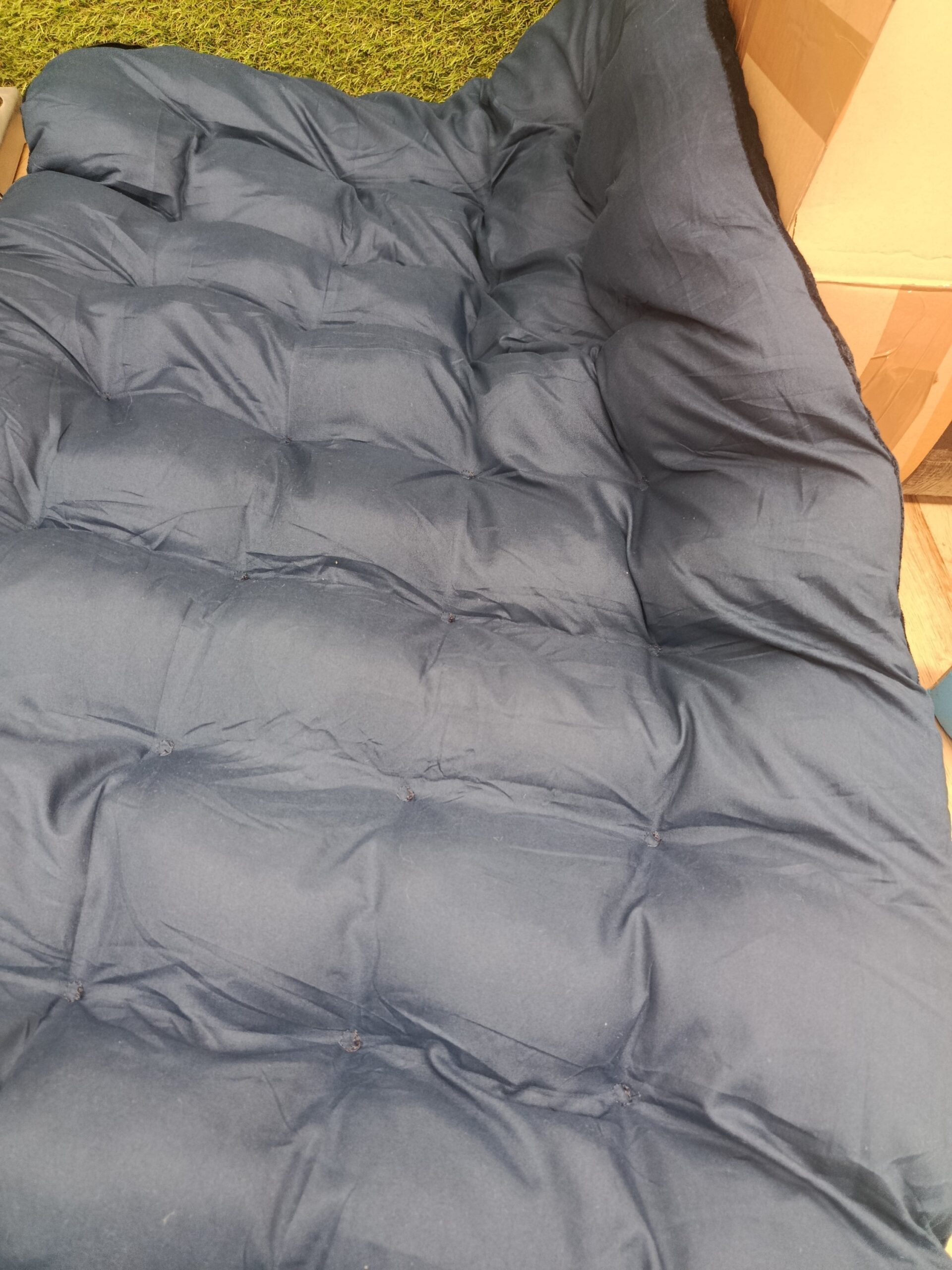 EVERGREENWEEB Cama Para Perro Azul - Imagen 5