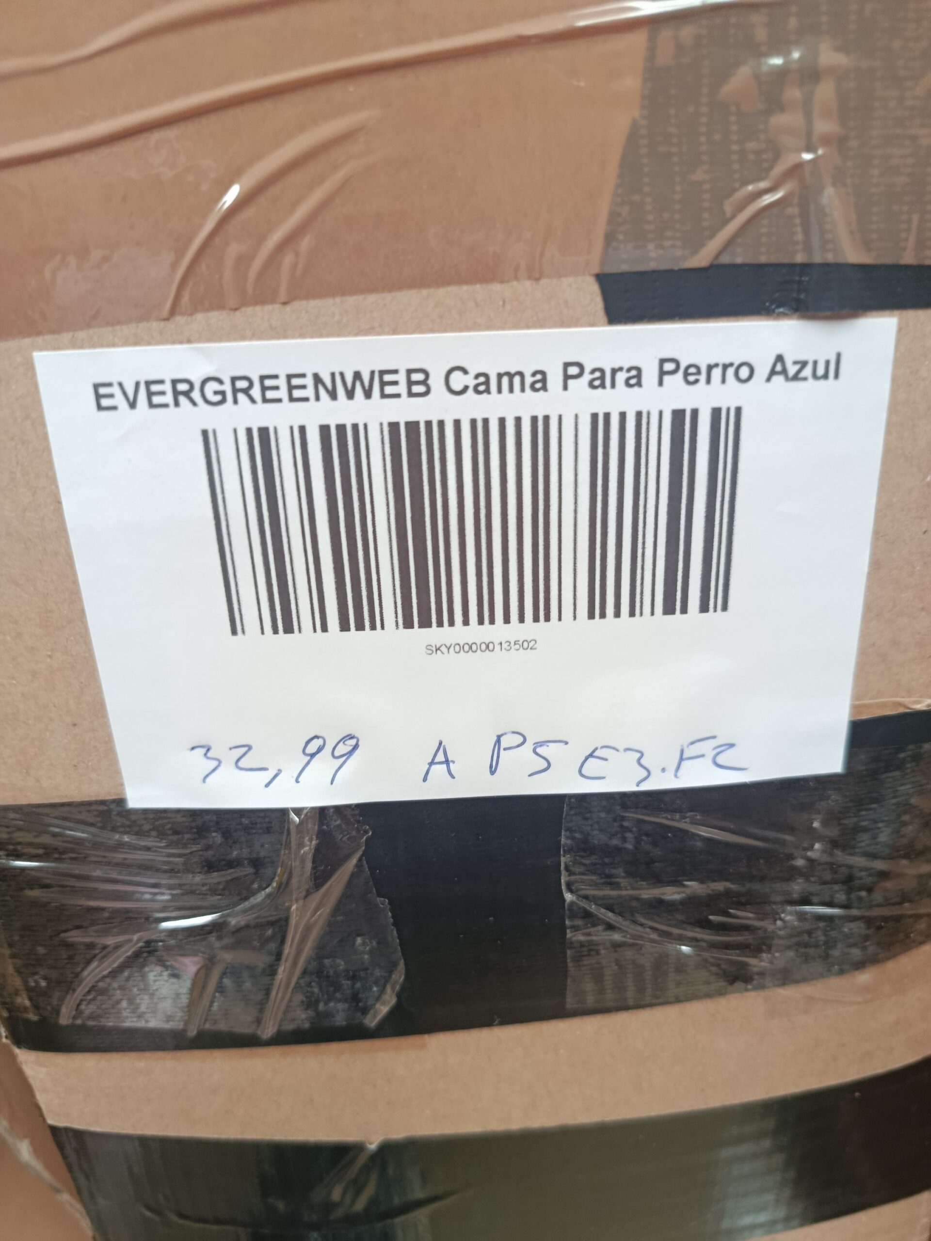 EVERGREENWEEB Cama Para Perro Azul - Imagen 6