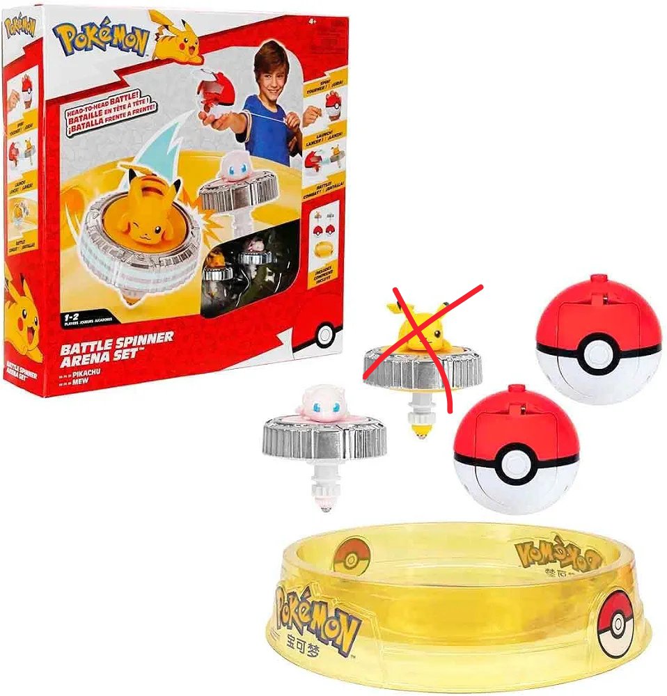 Pokemon Battle Spinner Arena Playset