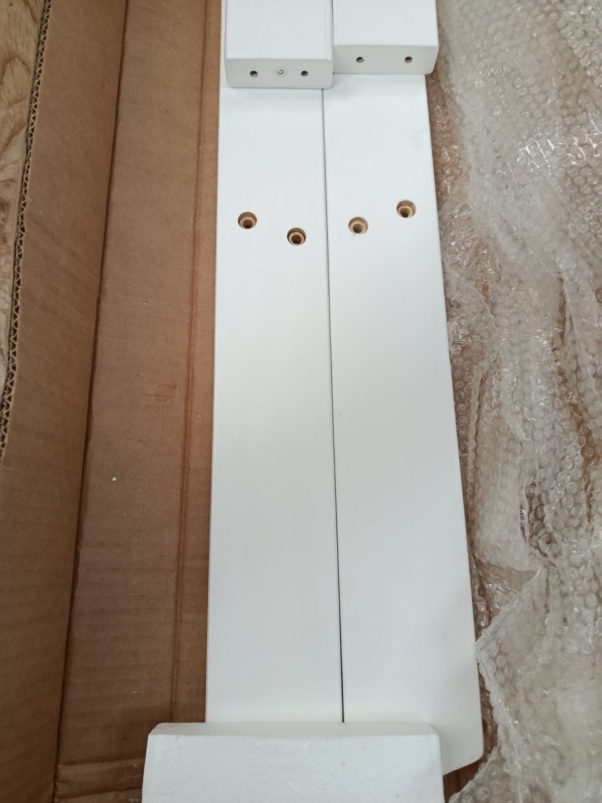 COSTWAY BA8387WH Estantería de Madera Escalera de Pared - Imagen 6