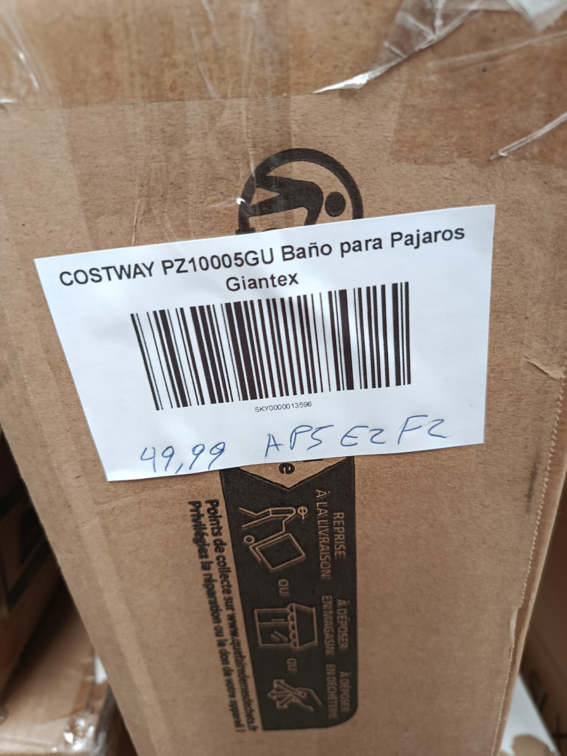 COSTWAY PZ10005GU Baño para Pájaros Giantex - Imagen 8