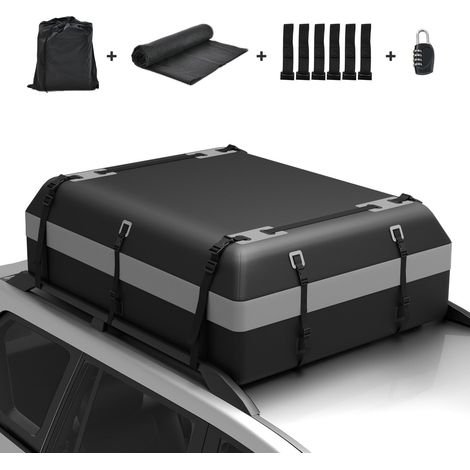 COSTWAY BG52234GR Bolsa Portaequipajes de Techo Impermeable - Imagen 2