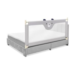 COSTWAY BS10063GR Barandilla Para Cama Infantil Con Ajuste.