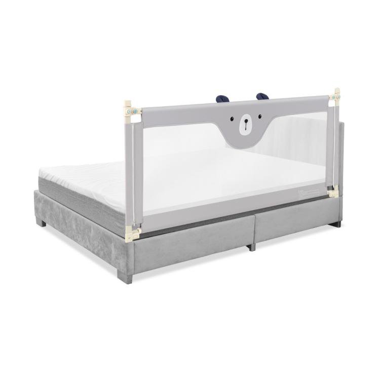 COSTWAY BS10063GR Barandilla Para Cama Infantil Con Ajuste.