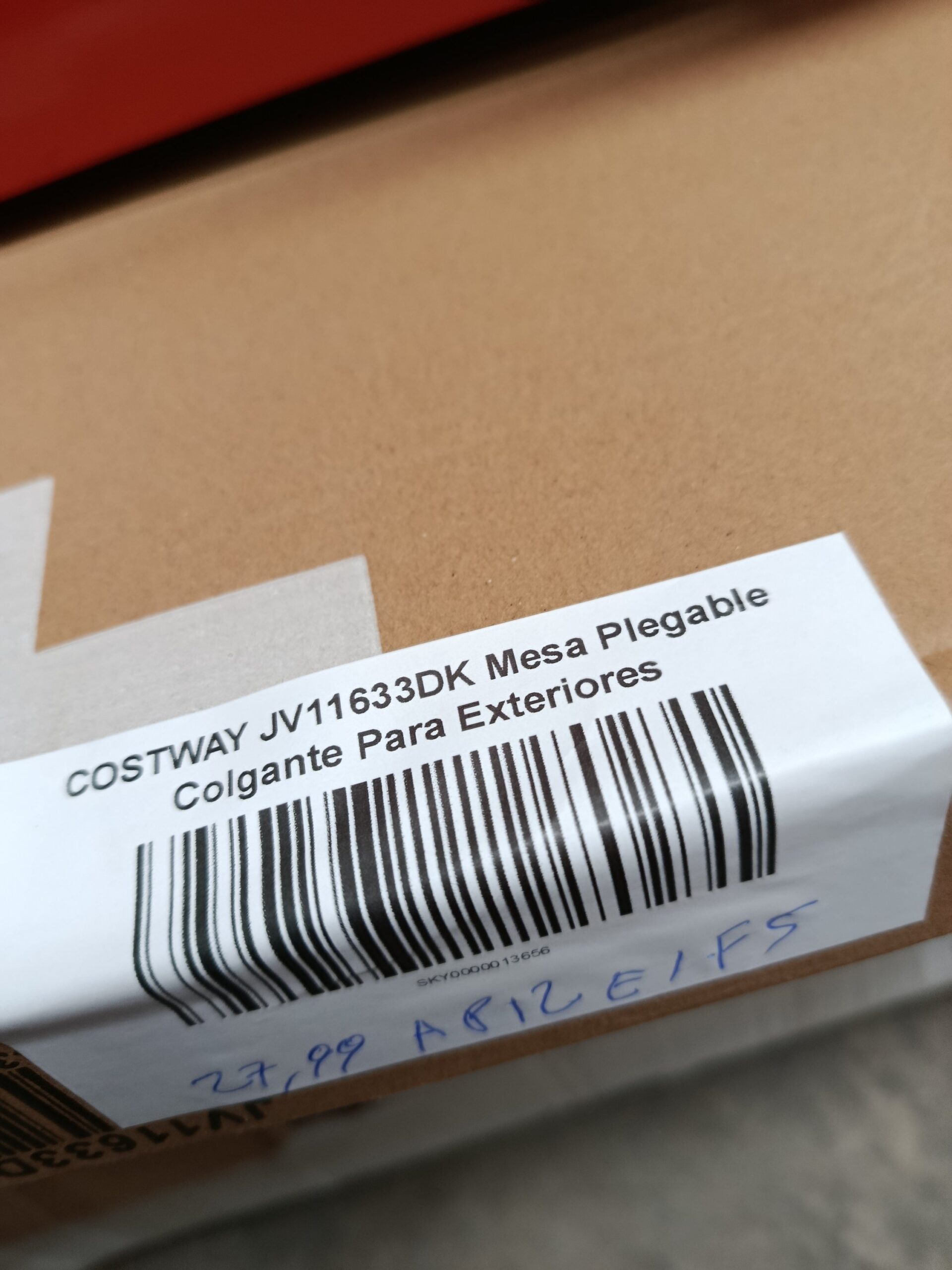 COSTWAY Mesa Plegable Colgante Para Exteriores - Imagen 7