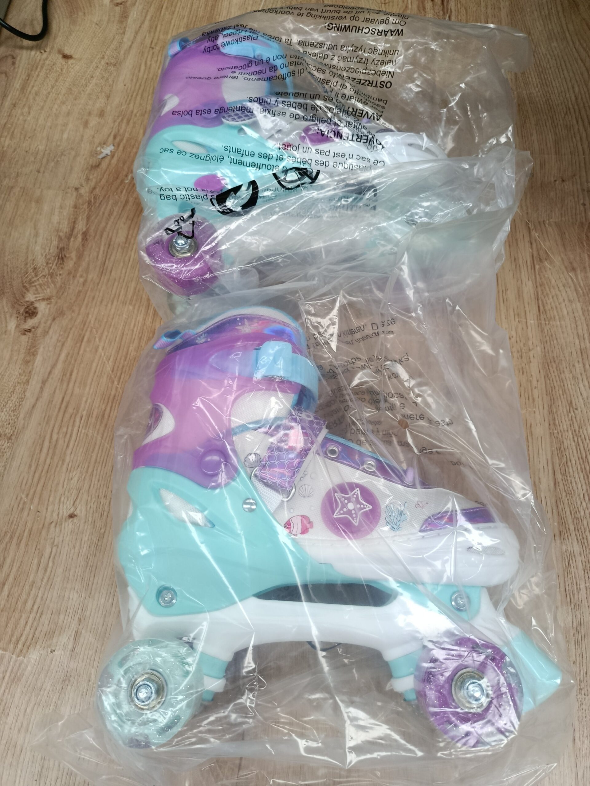COSTWAY TS10389PU Patines de Cuatro Ruedas Para Niños - Imagen 4