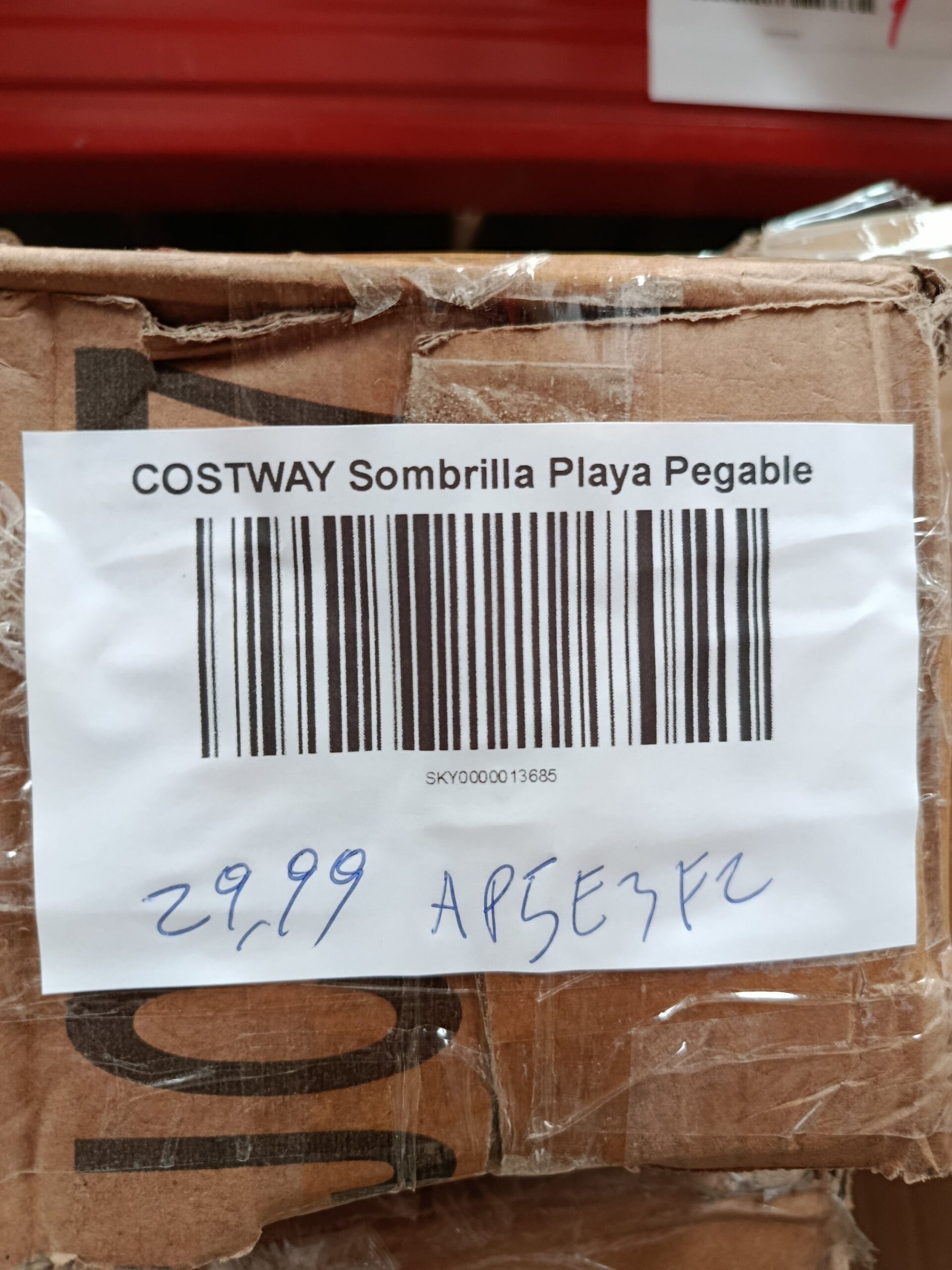 COSTWAY NP12079 Sombrilla Playa Plegable - Imagen 8