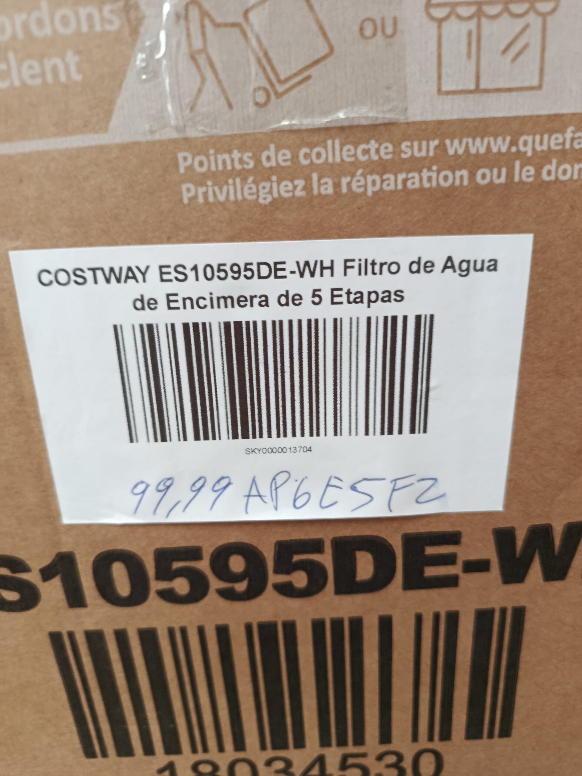COSTWAY ES10595DE-WH Filtro de Agua de Encimera de 5 Etapas. - Imagen 9