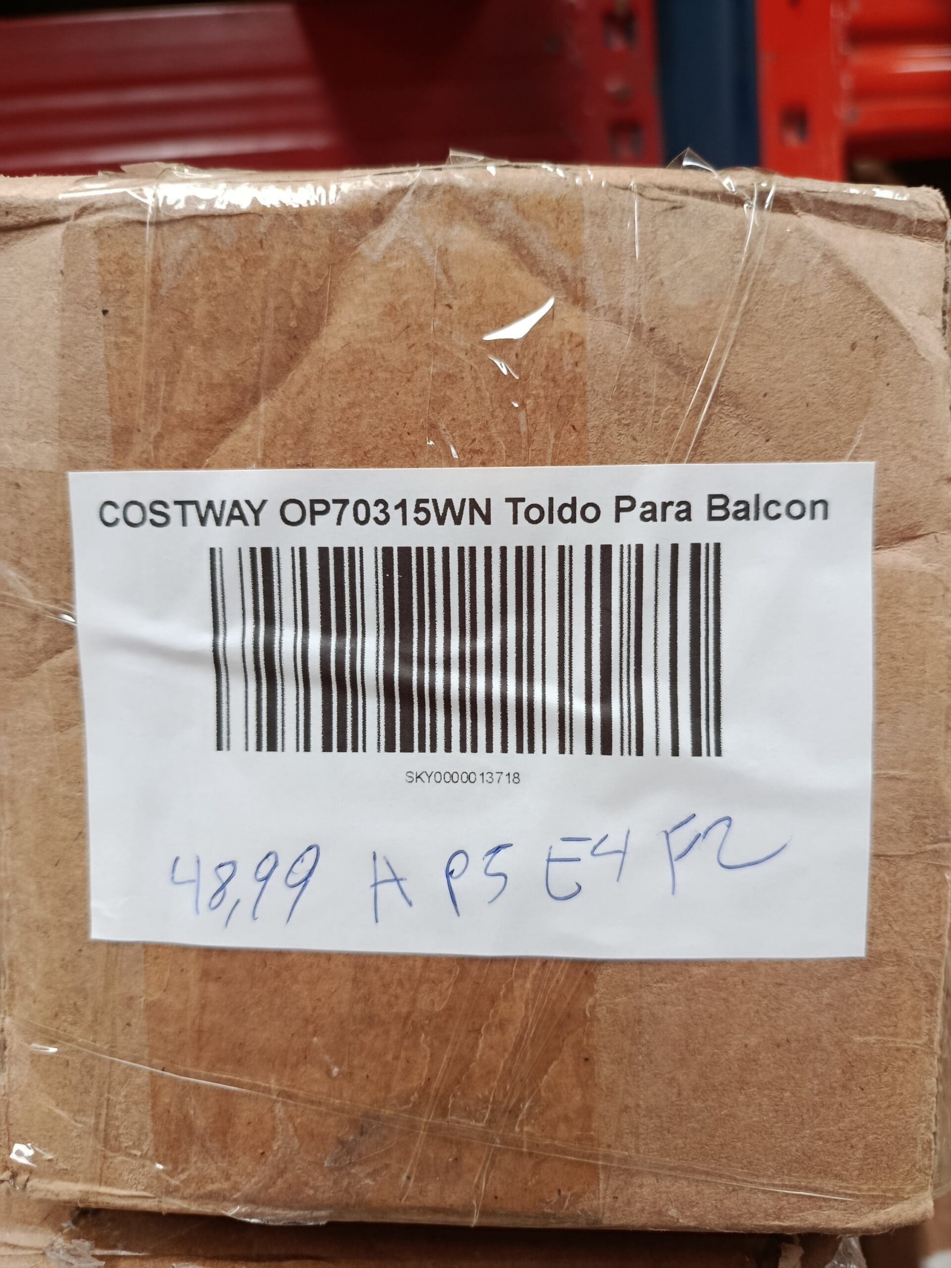 COSTWAY OP70315WN Toldo Para Balcón - Imagen 9