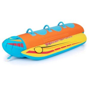 COSTWAY NP11601 Banana Boat Inflable Para 3 Personas con 3 Asientos