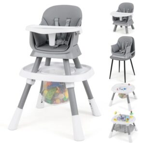 COSTWAY AD10084GR Silla de comedor multifuncional