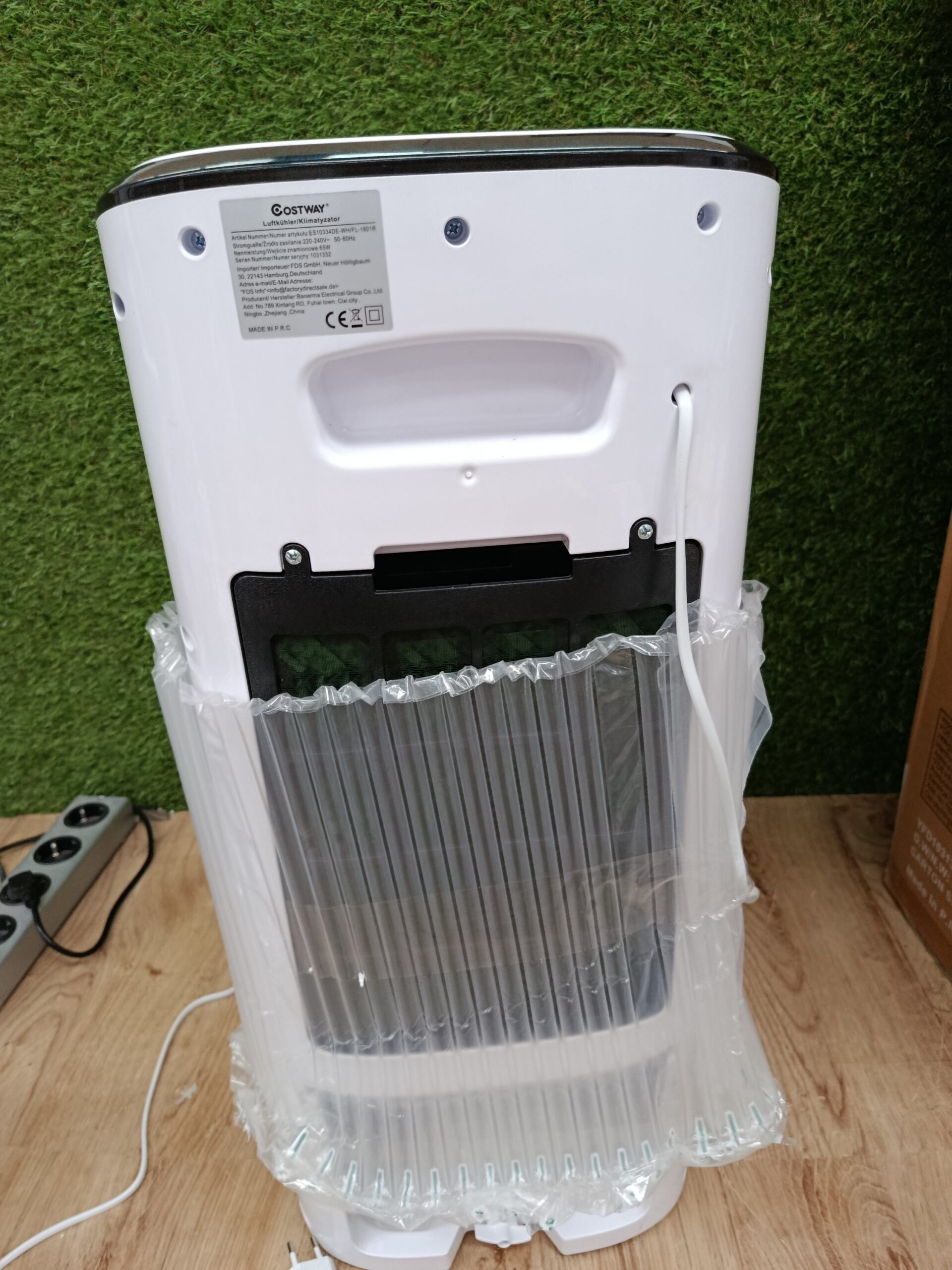 COSTWAY ES10334DE-WH Ventilador Enfriador de Aire Portatil 4 en 1 - Imagen 8