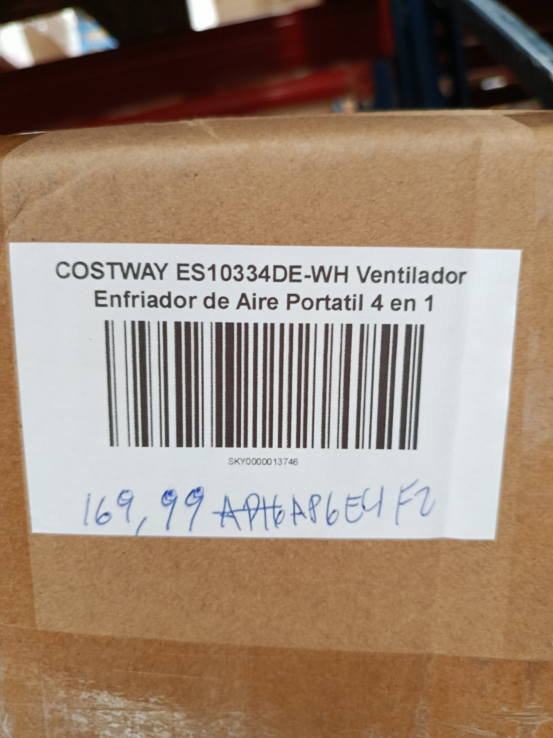 COSTWAY ES10334DE-WH Ventilador Enfriador de Aire Portatil 4 en 1 - Imagen 10