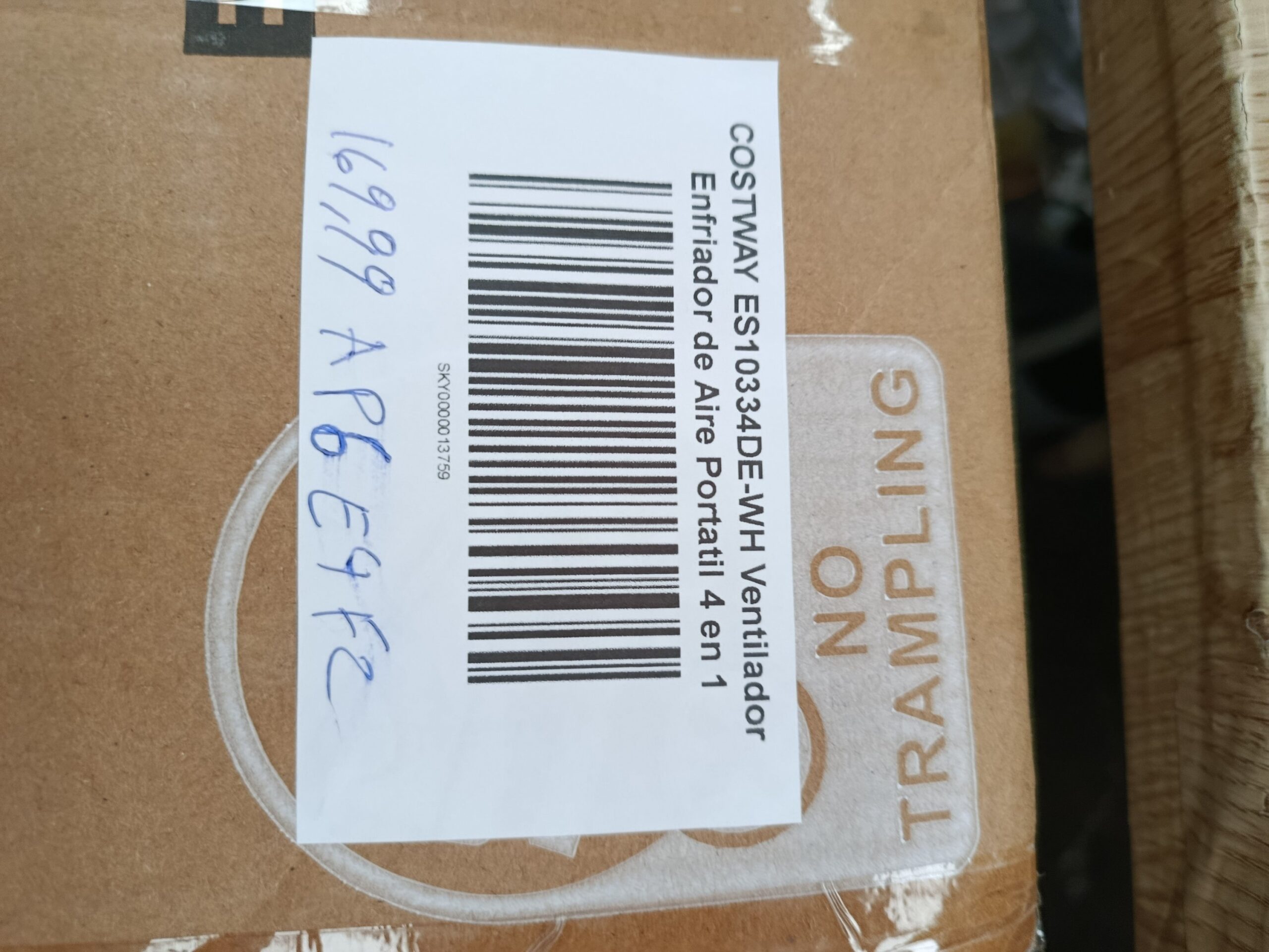 COSTWAY ES10334DE-WH Ventilador Enfriador de Aire Portatil 4 en 1 - Imagen 11