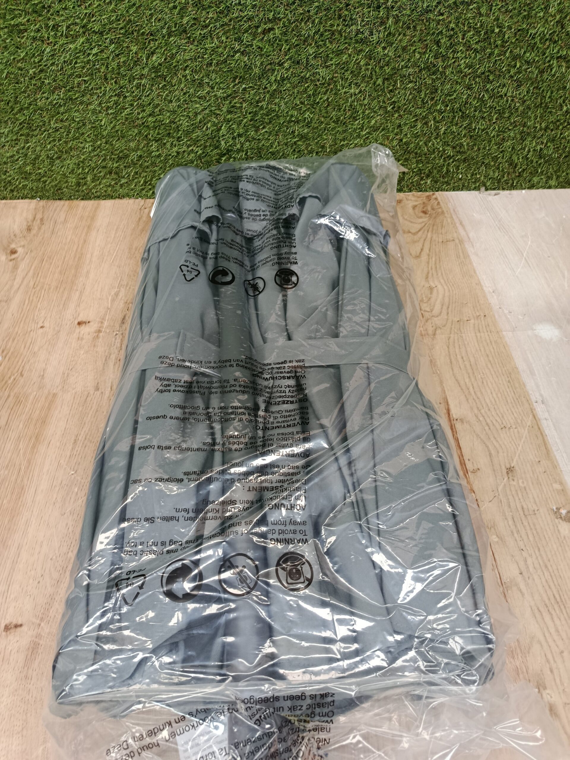 COSTWAY NP13306GR Sombrilla doble - Imagen 4