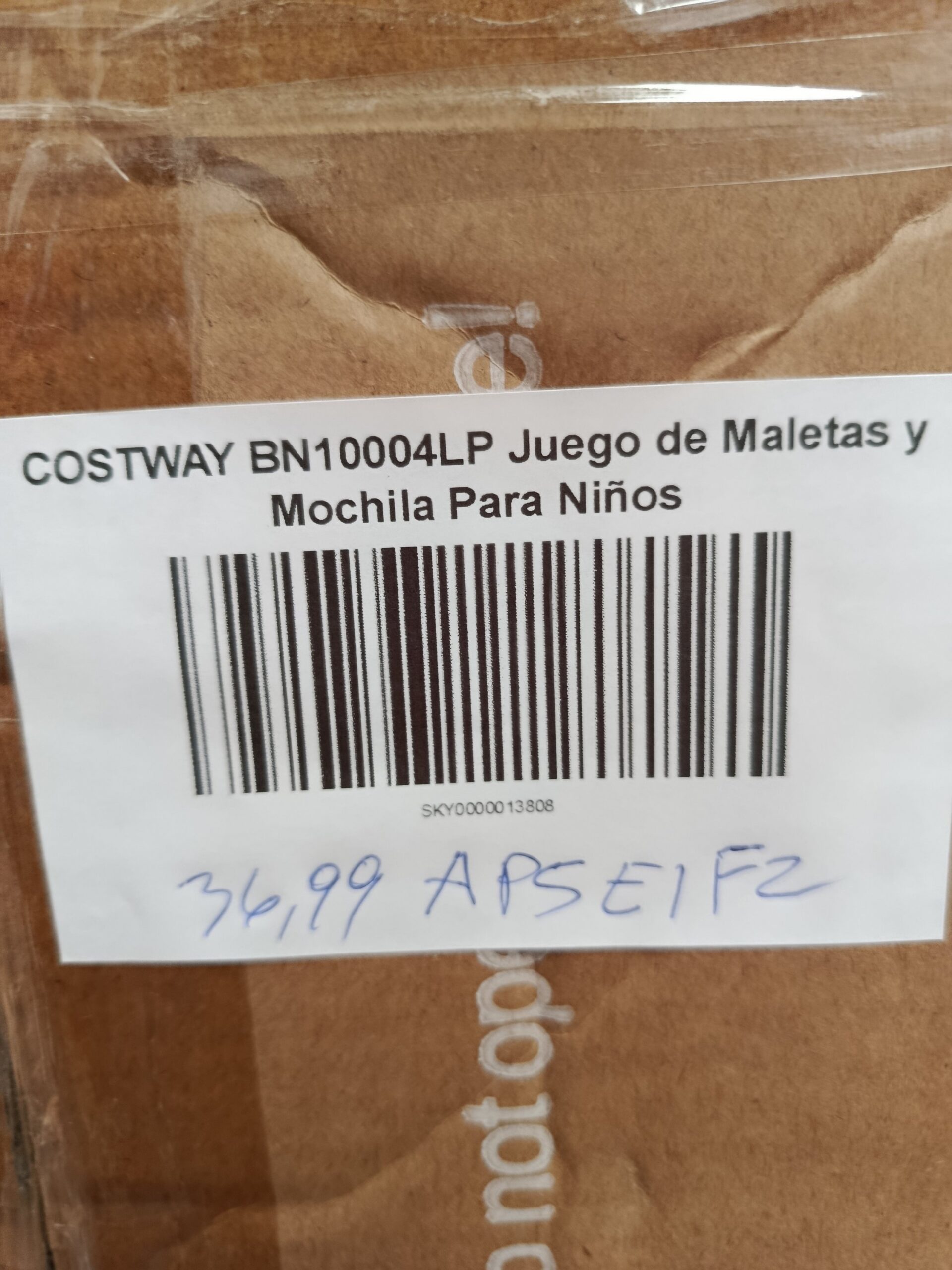 COSTWAY BN10004LP Juego de maletas y mochila para niños - Imagen 6