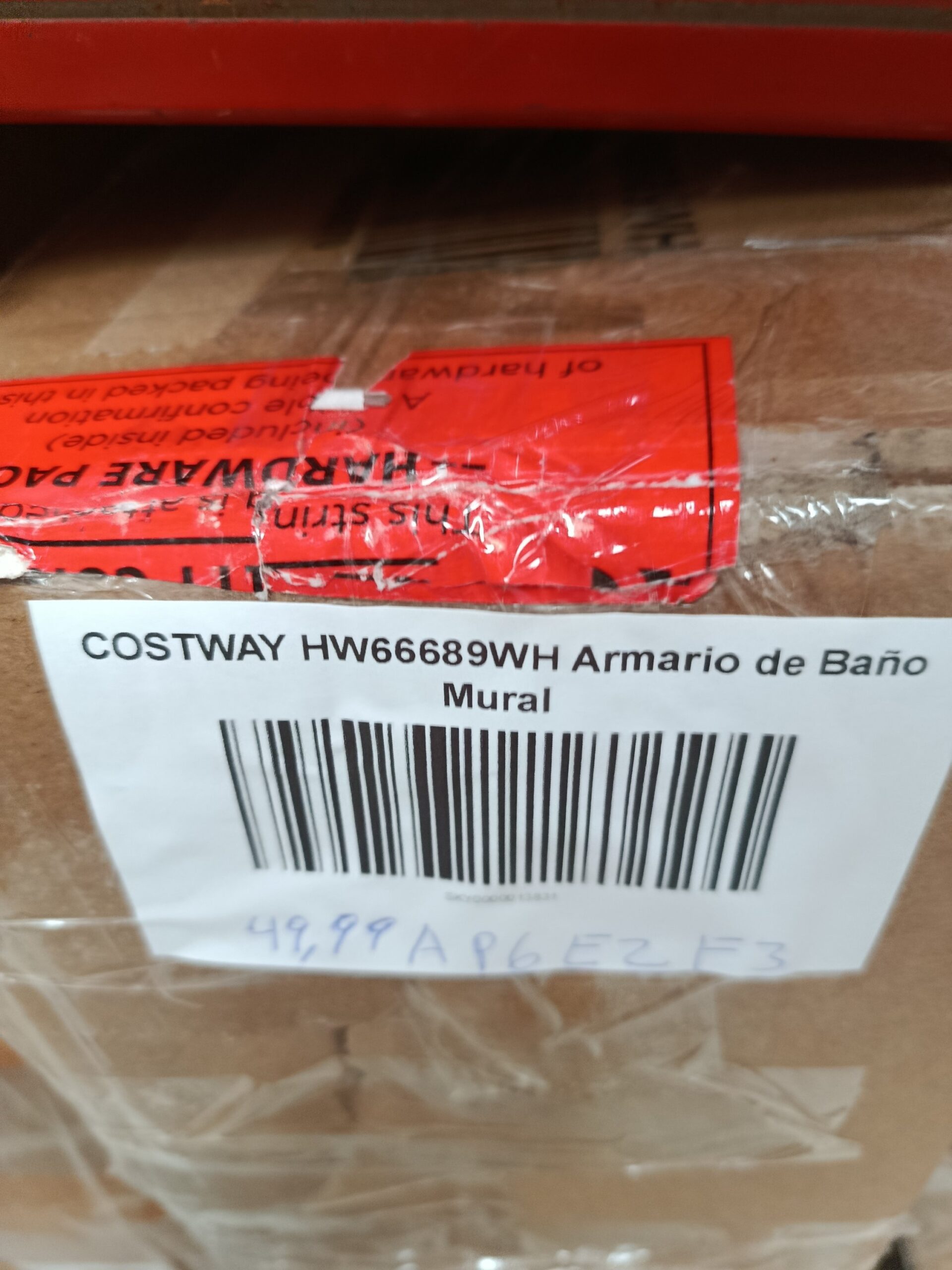 COSTWAY HW66689WH Armario de Baño Mural - Imagen 7